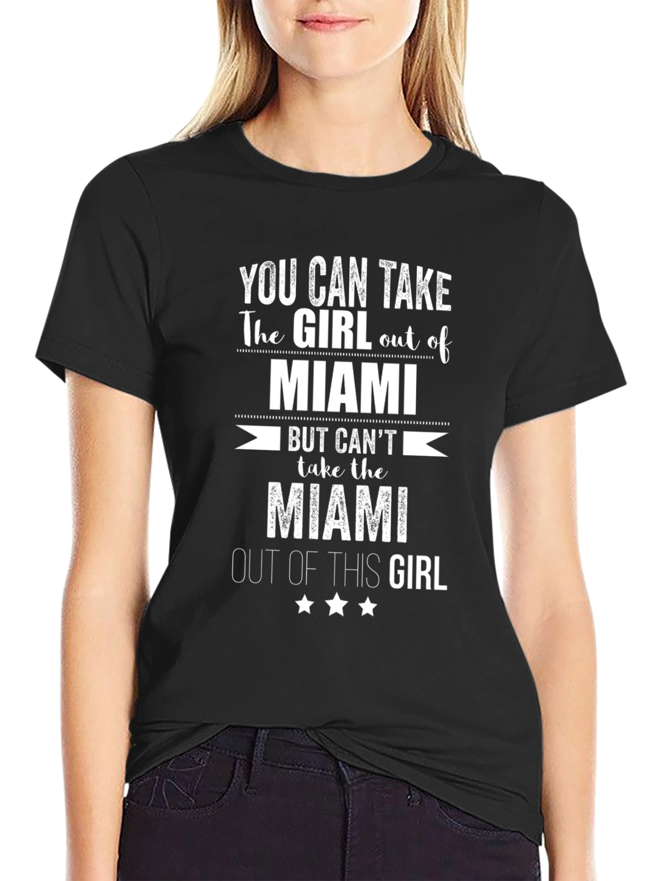 Miami Girl T-Shirt: City Pride Apparel