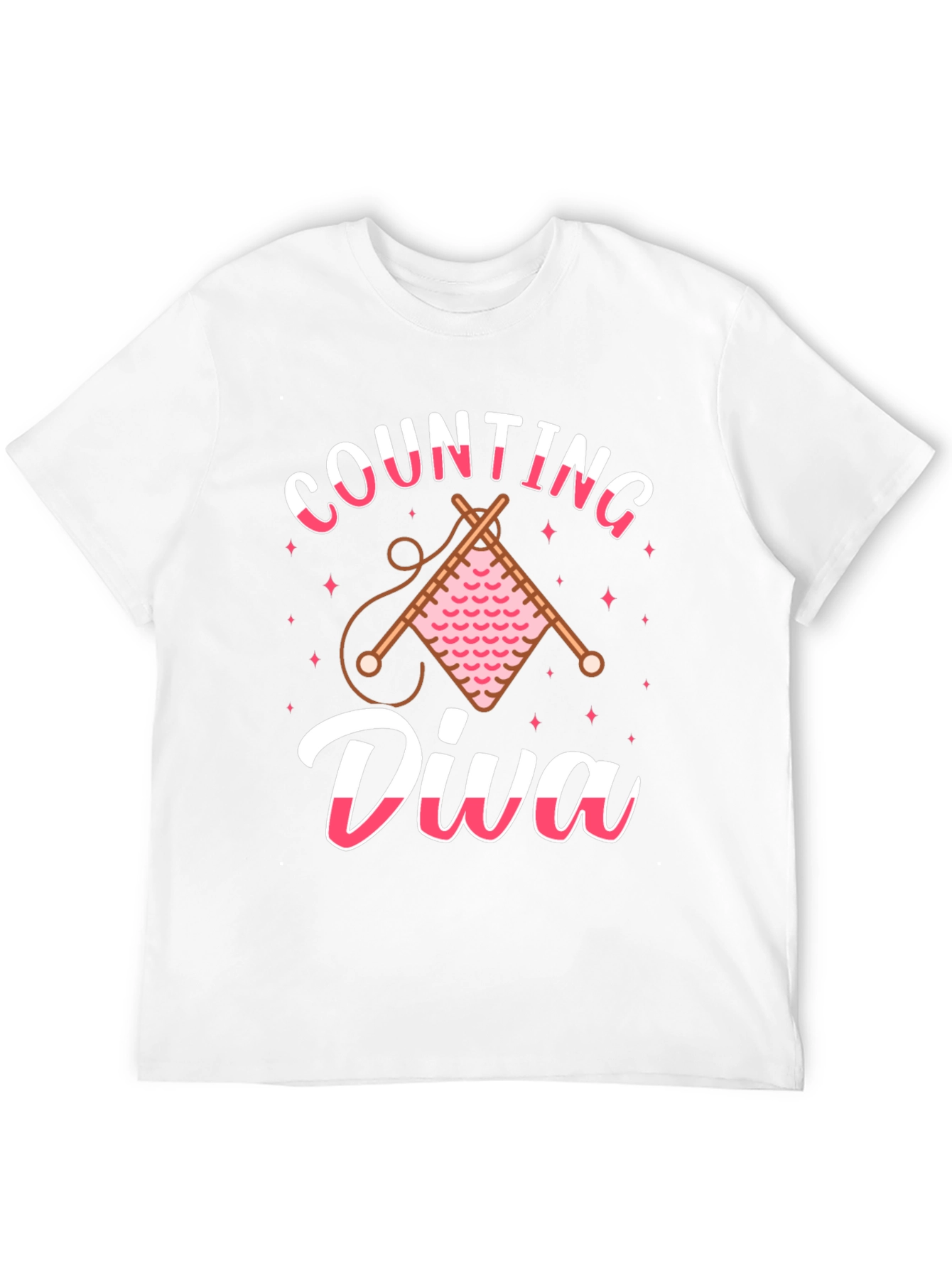 Knitting Diva Black T-Shirt
