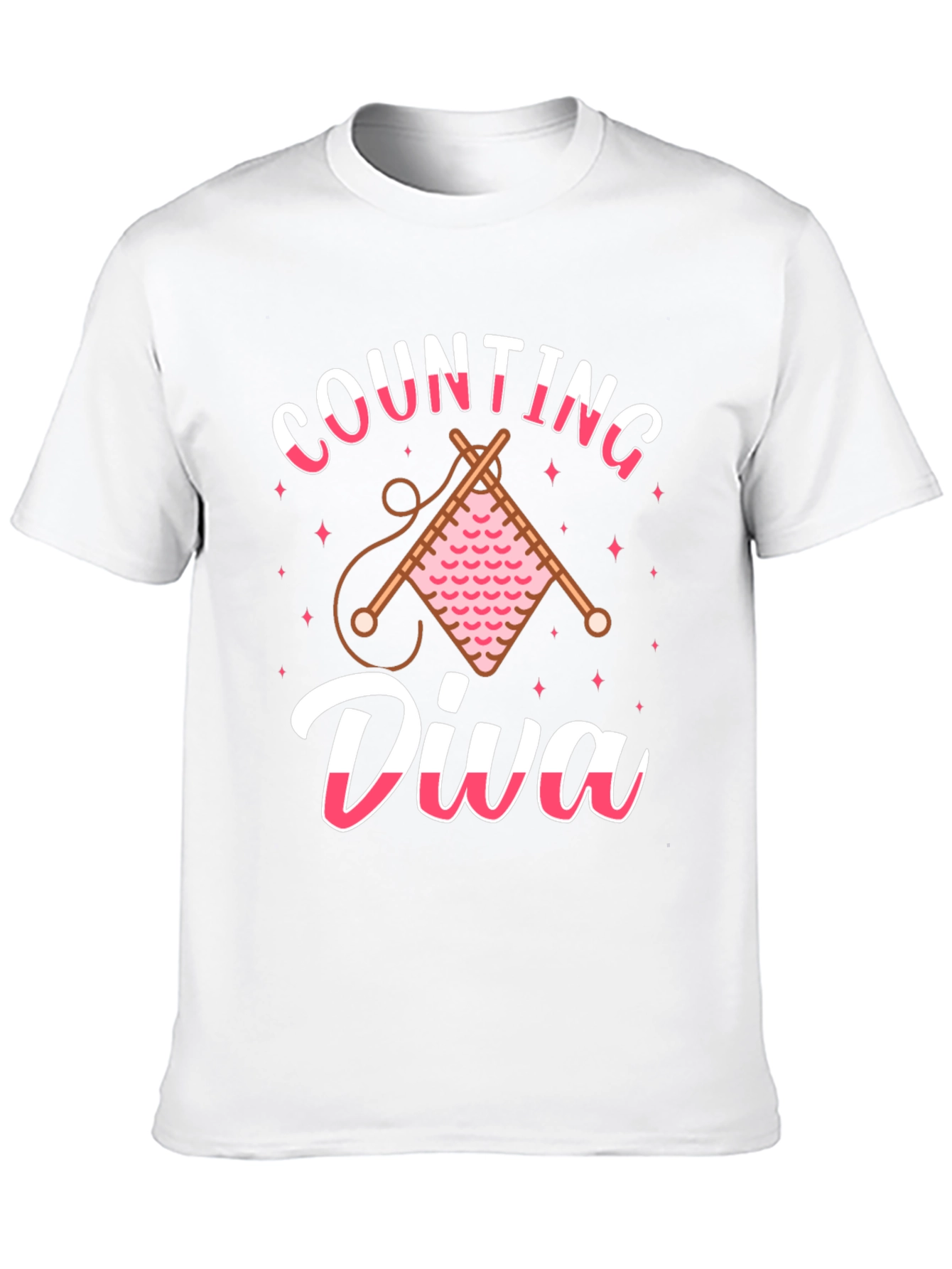 Knitting Diva Black T-Shirt