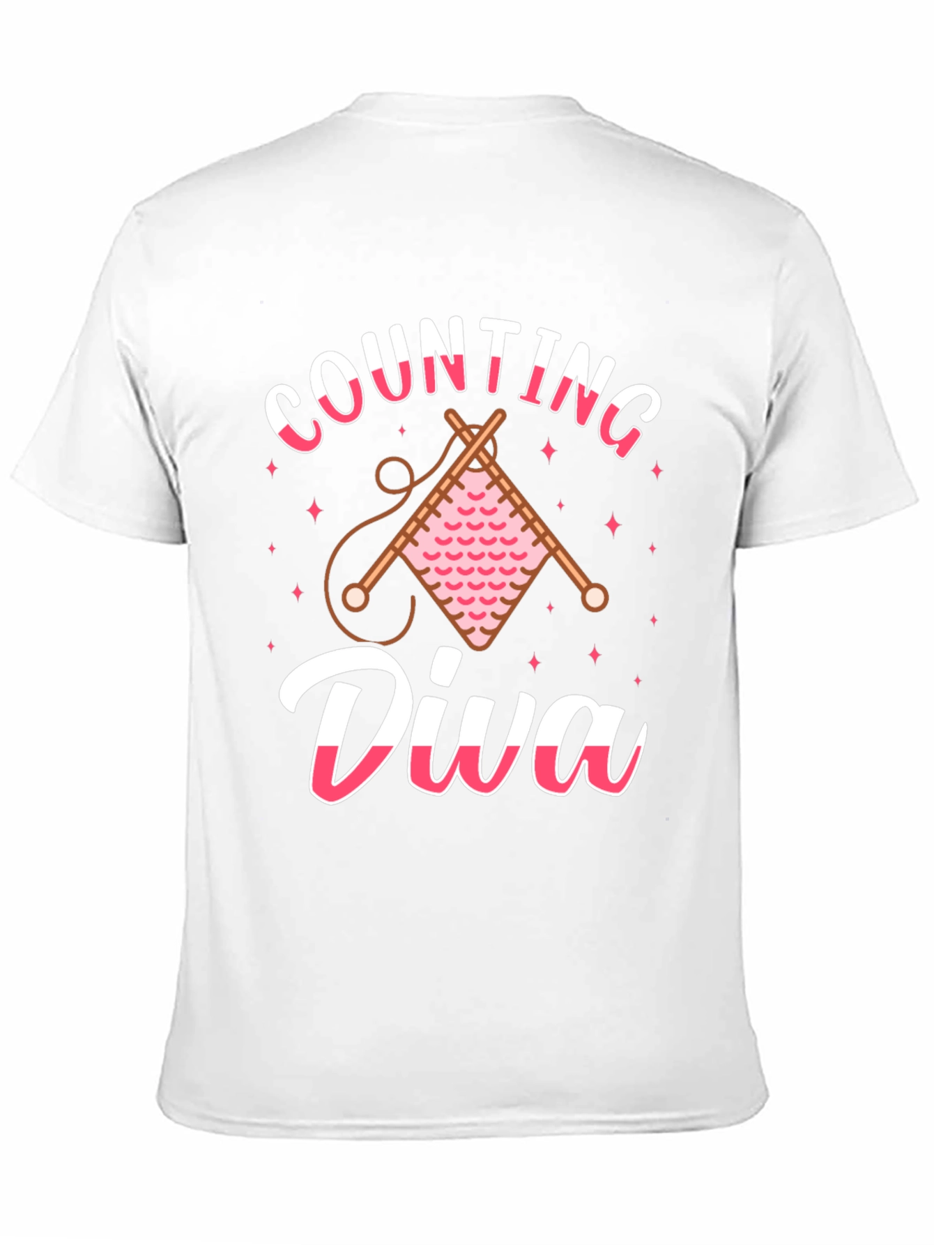 Knitting Diva Black T-Shirt