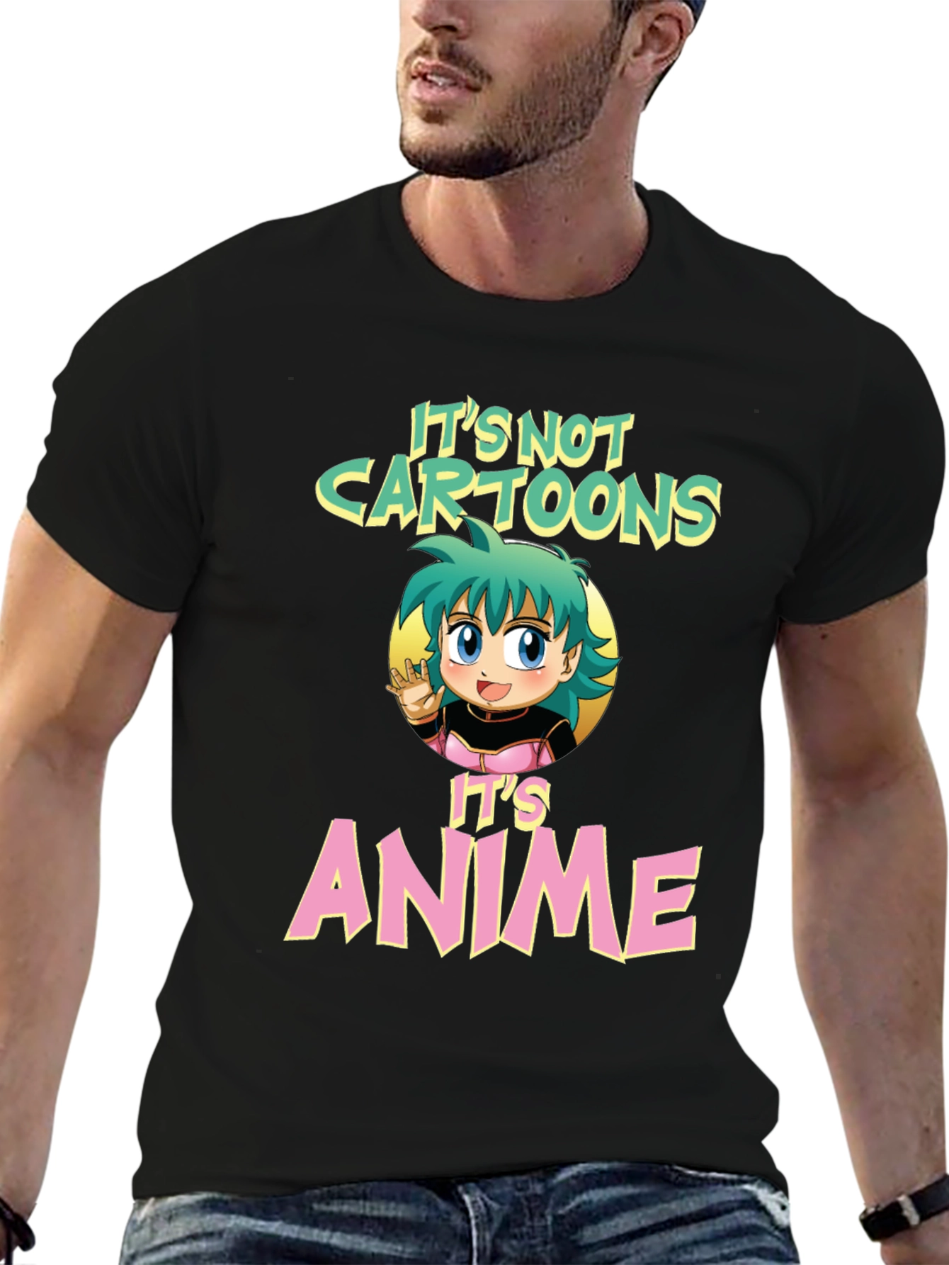Its Not Cartoons Its Anime Graphic T-Shirt