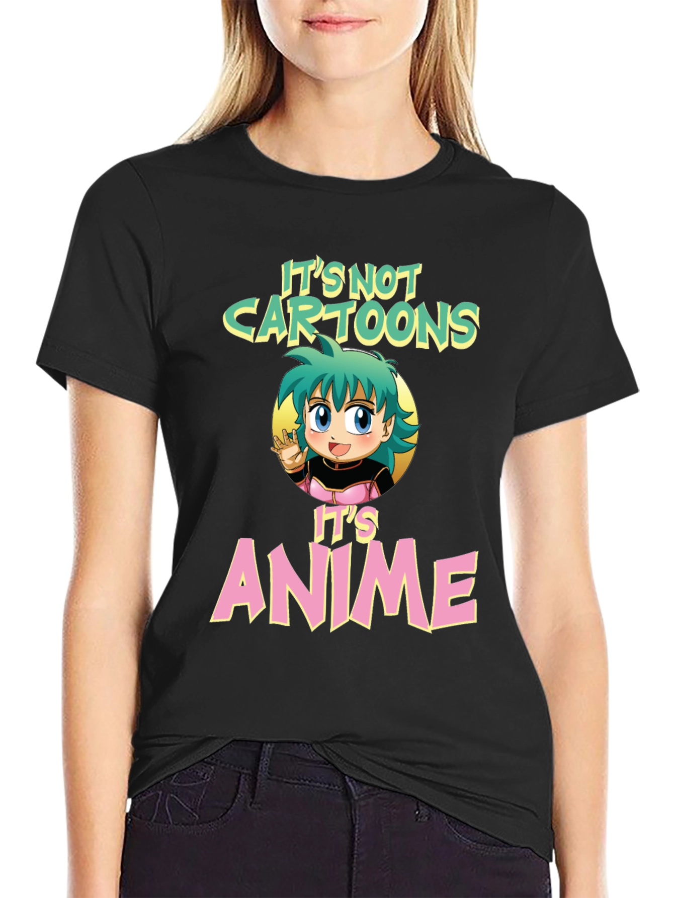 Its Not Cartoons Its Anime Graphic T-Shirt