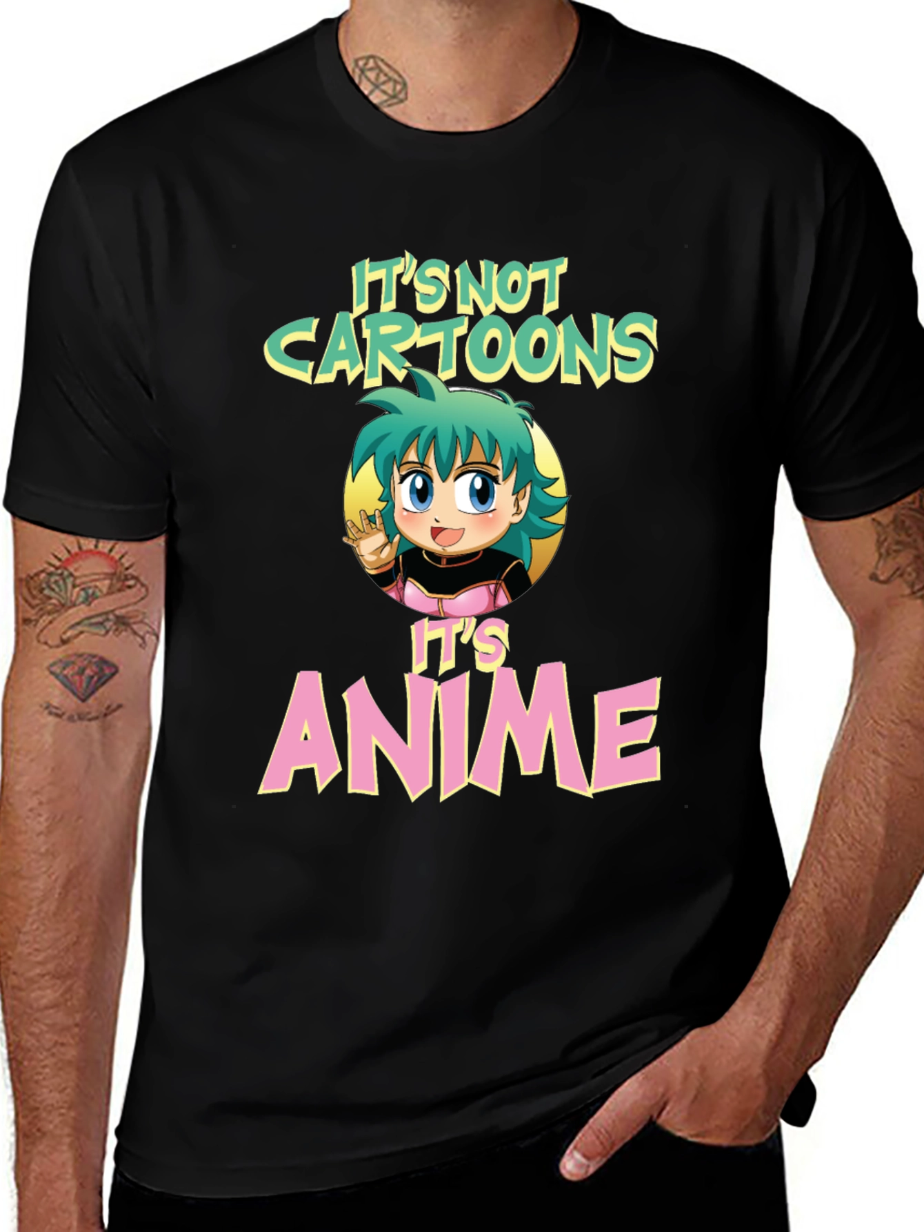 Its Not Cartoons Its Anime Graphic T-Shirt