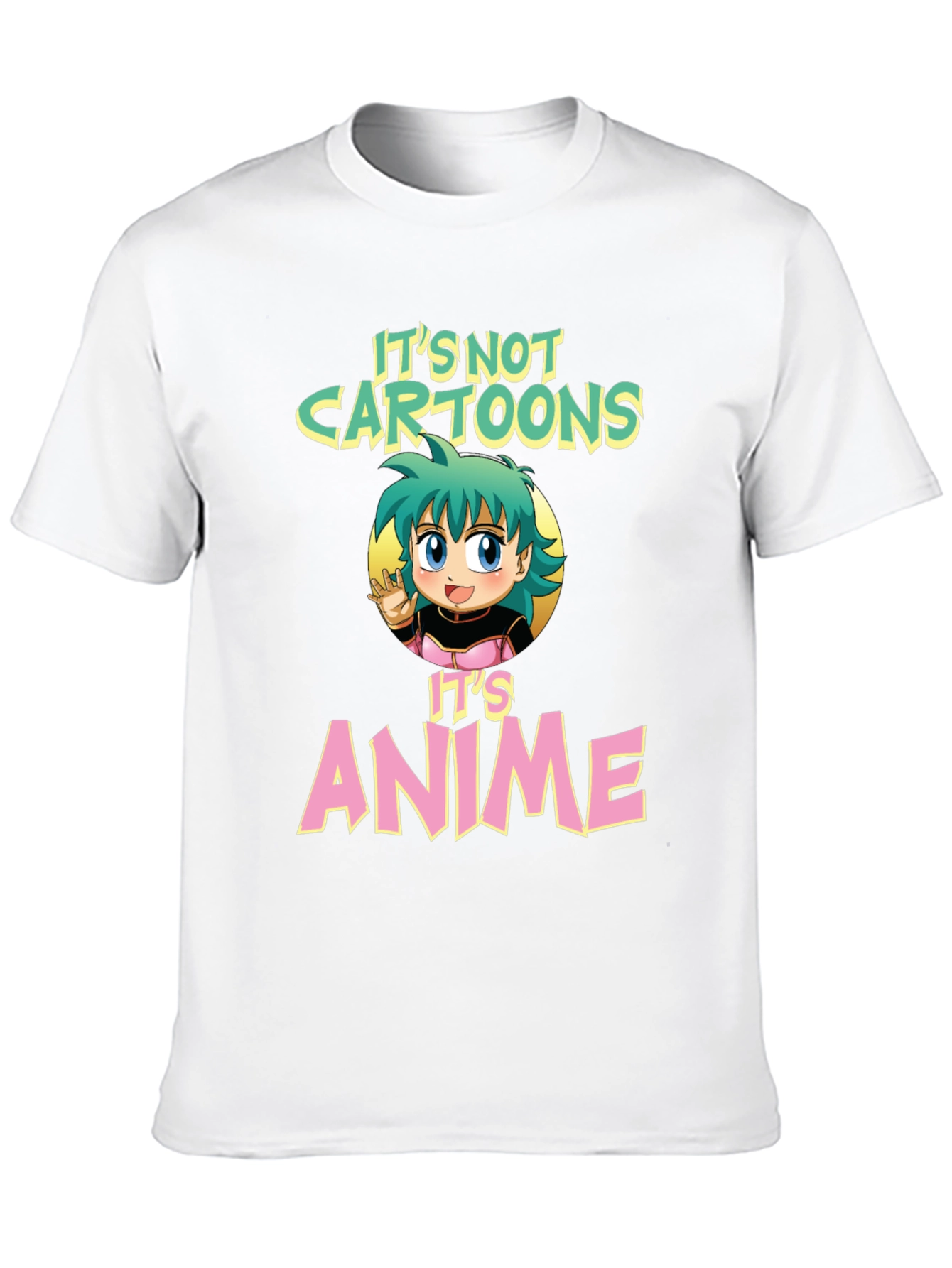 Its Not Cartoons Its Anime Graphic T-Shirt