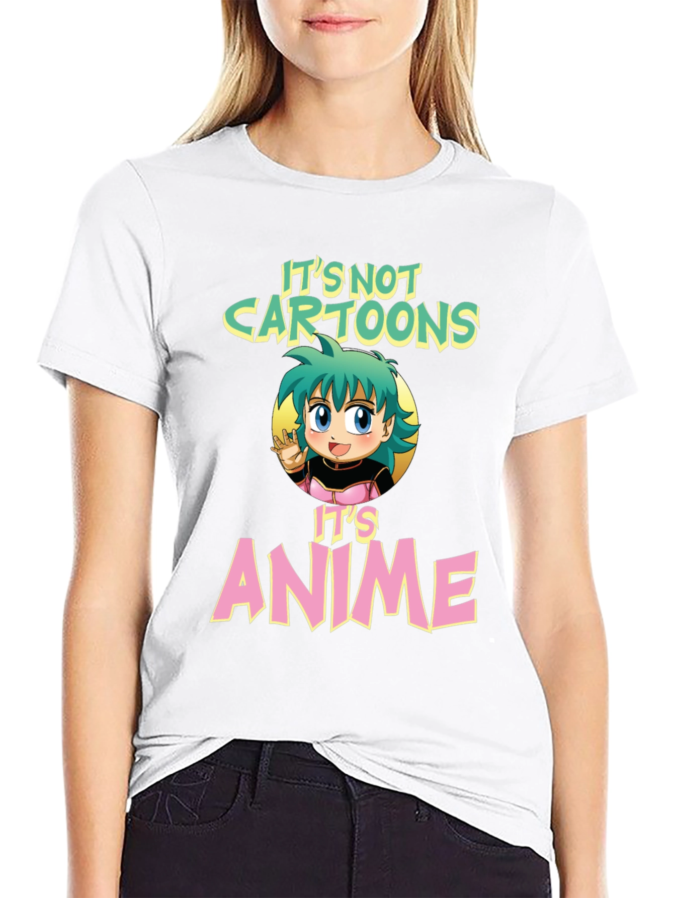 Its Not Cartoons Its Anime Graphic T-Shirt