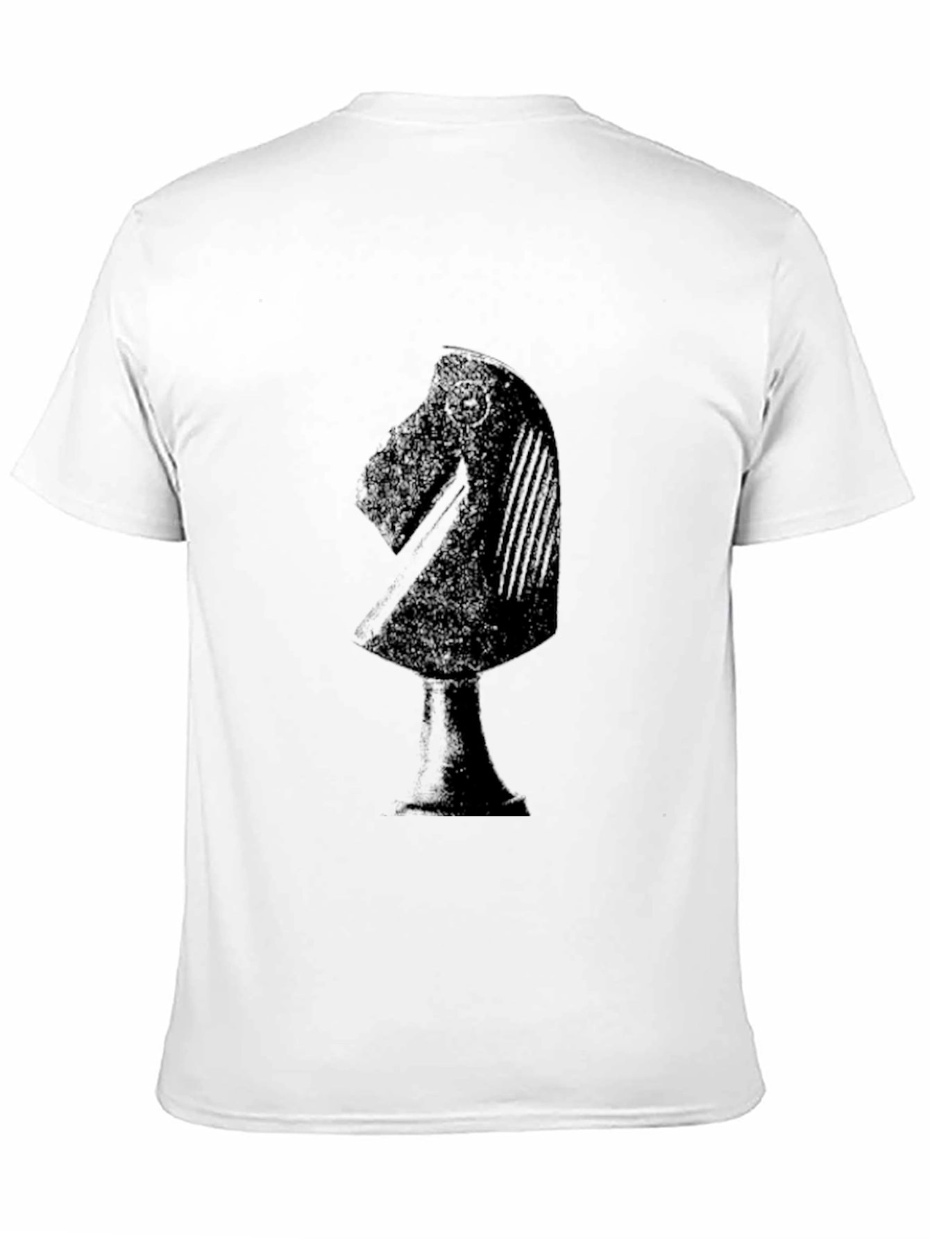 Chess Knight Graphic T-Shirt - Black