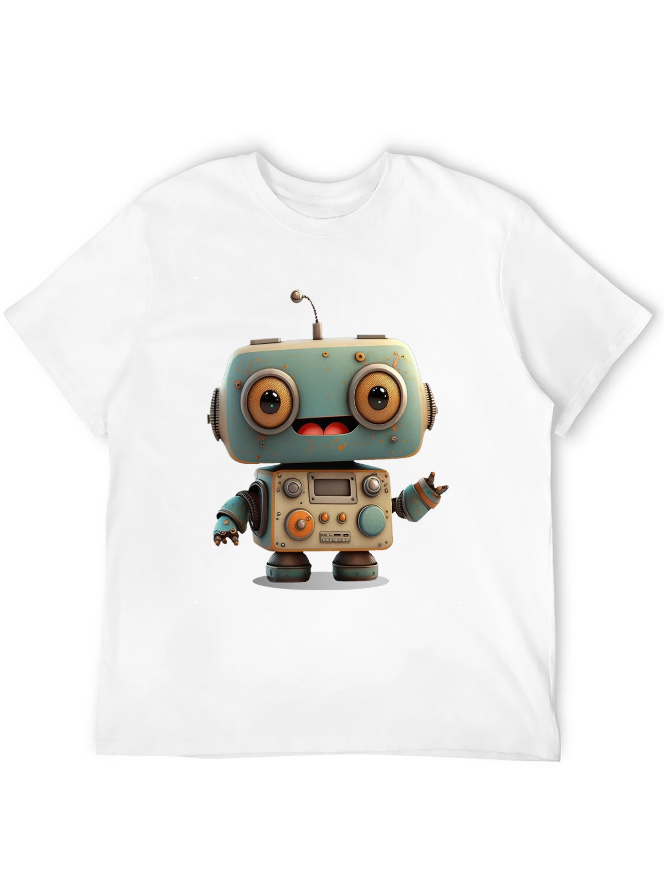 Robot Graphic Tee - Unique Design