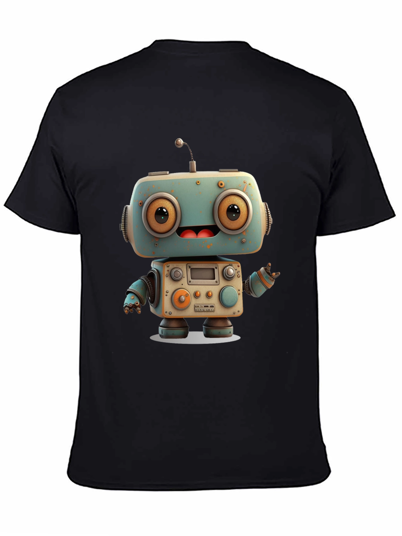Robot Graphic Tee - Unique Design
