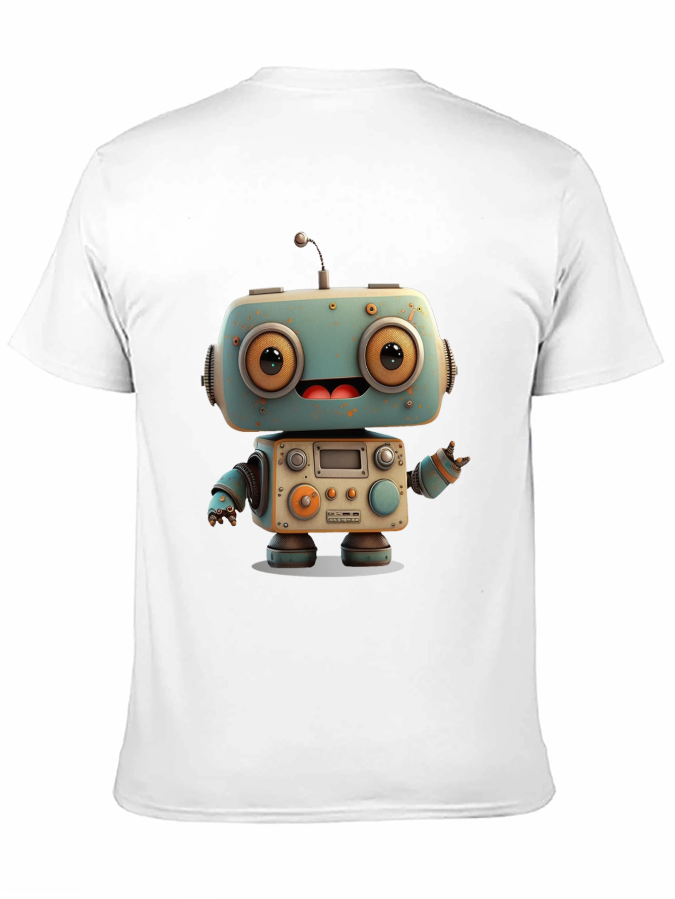Robot Graphic Tee - Unique Design