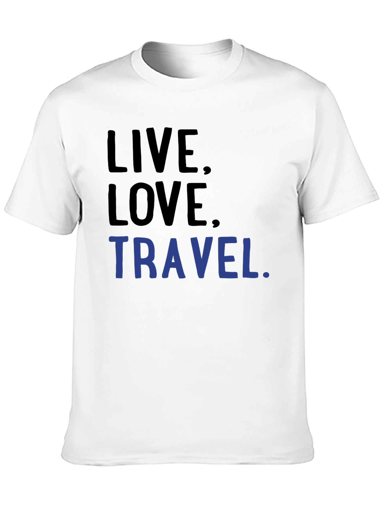 Live Love Travel Graphic Tee -  Cotton Blend