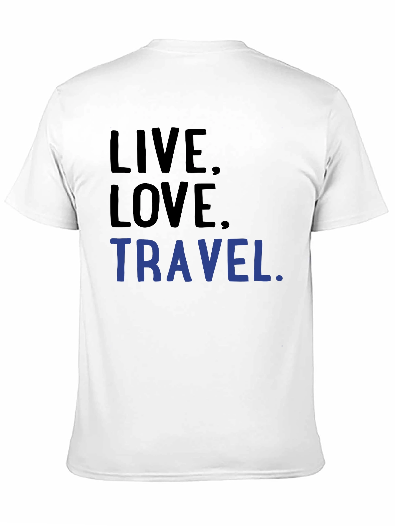 Live Love Travel Graphic Tee -  Cotton Blend