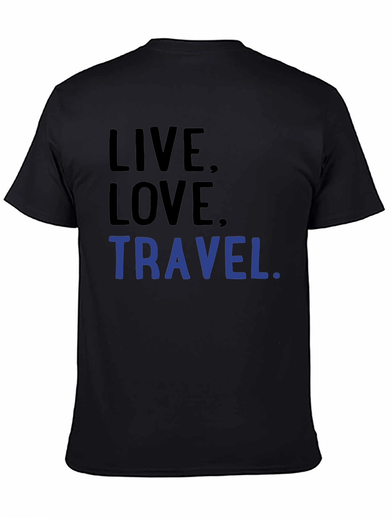 Live Love Travel Graphic Tee -  Cotton Blend