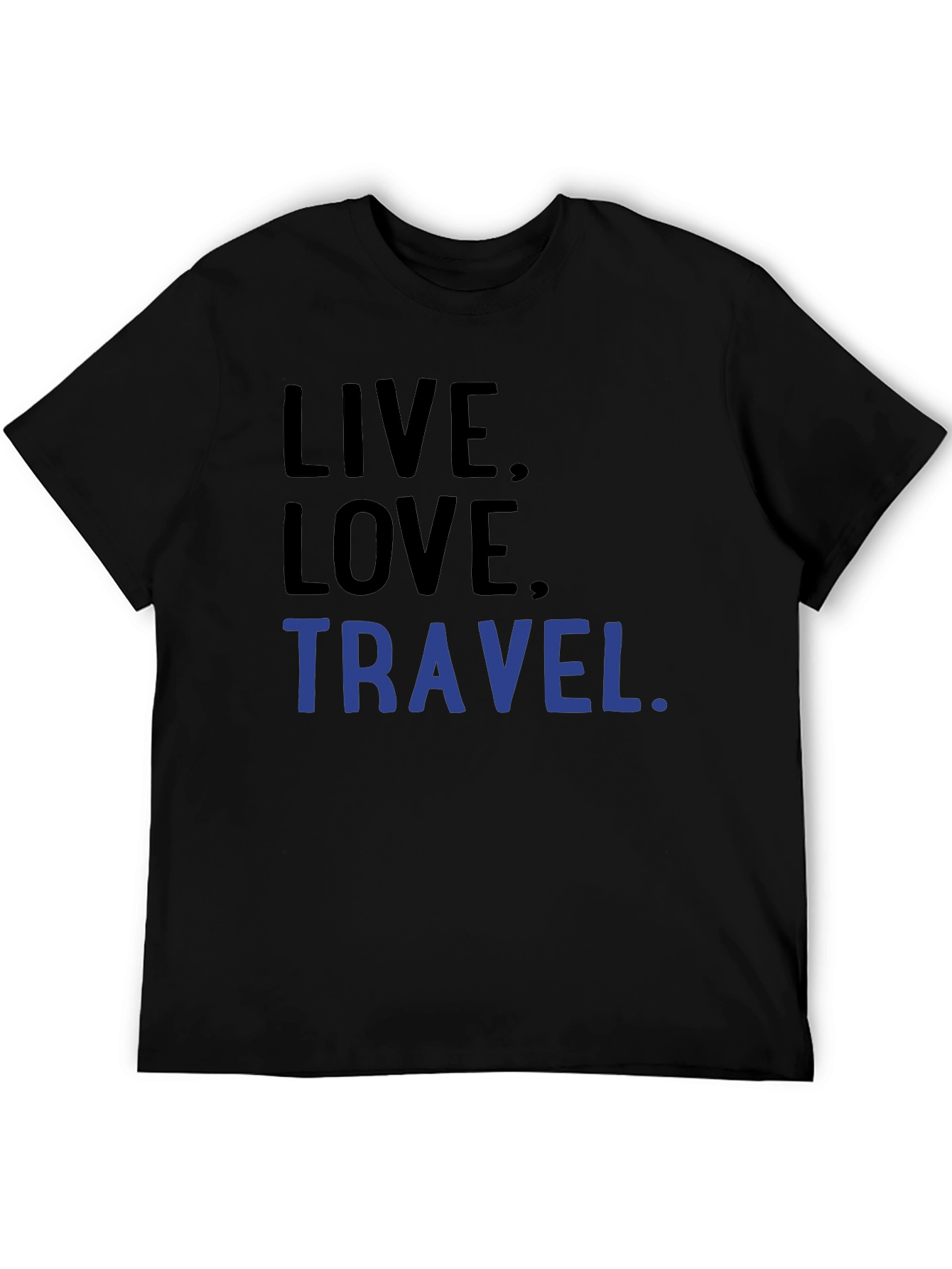 Live Love Travel Graphic Tee -  Cotton Blend