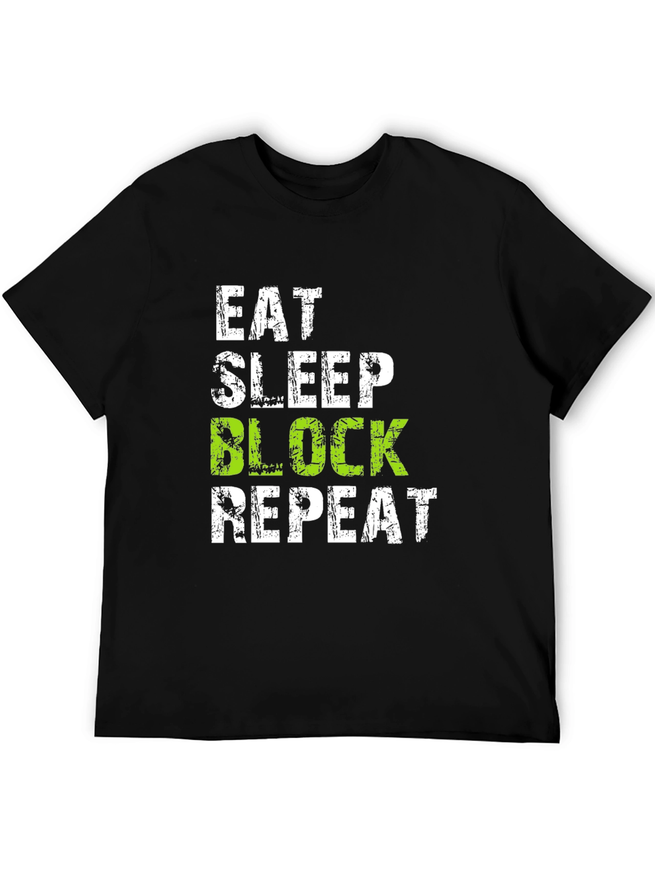 Eat Sleep Block Repeat Volleyball T-Shirt