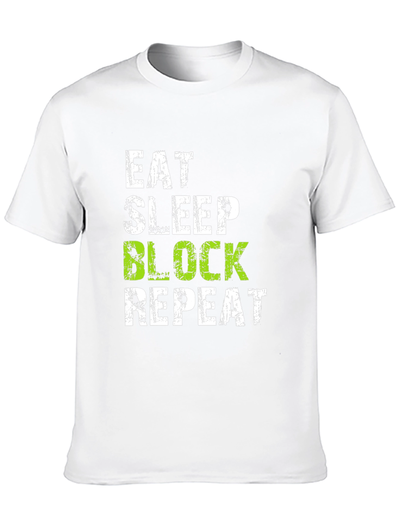 Eat Sleep Block Repeat Volleyball T-Shirt