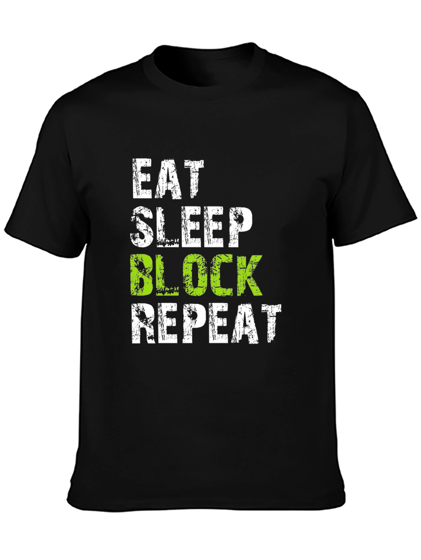 Eat Sleep Block Repeat Volleyball T-Shirt
