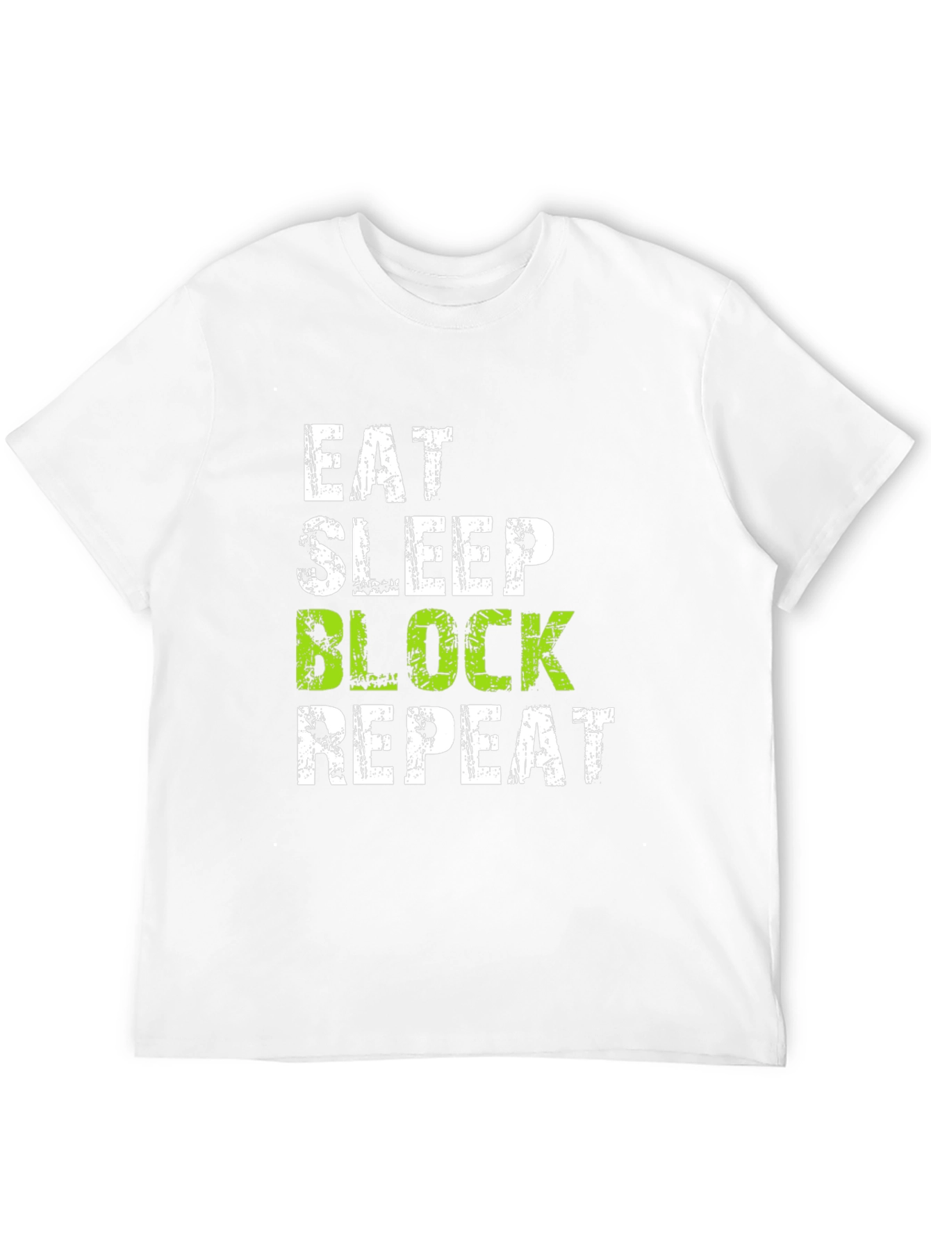 Eat Sleep Block Repeat Volleyball T-Shirt