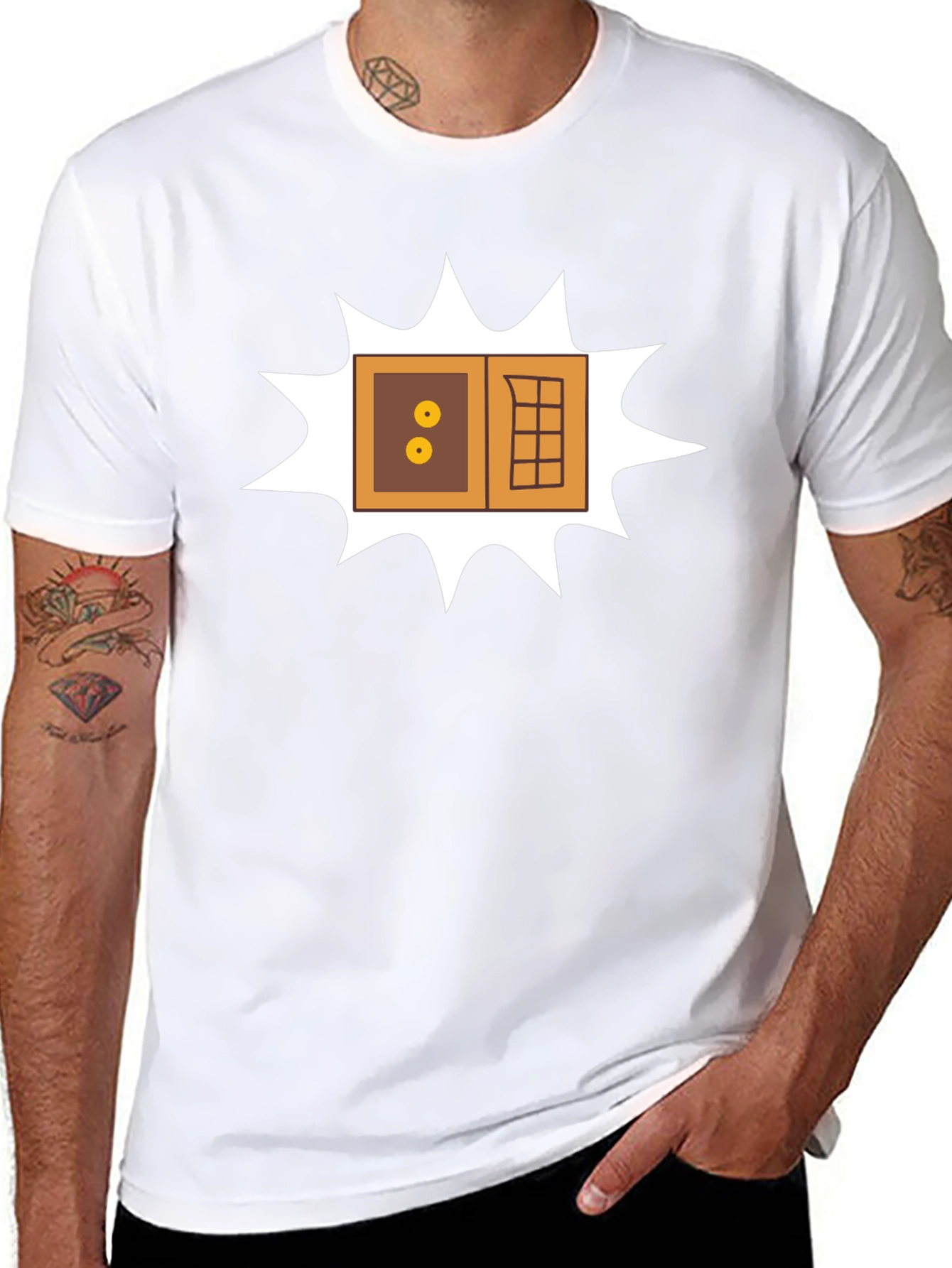 Chocolate Bar Graphic Tee - Sweet Treat Style