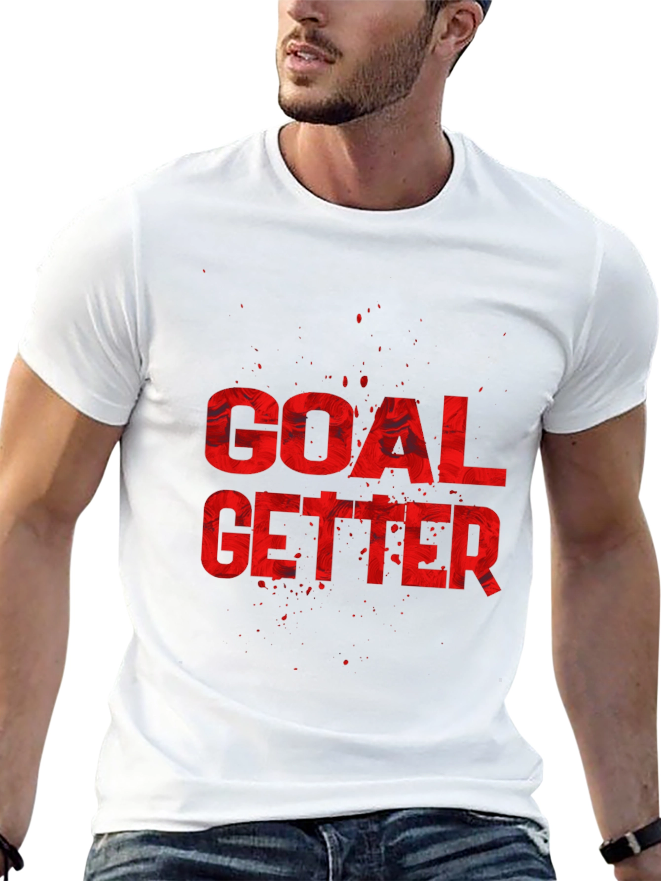 Goal Getter Graphic Tee - Black