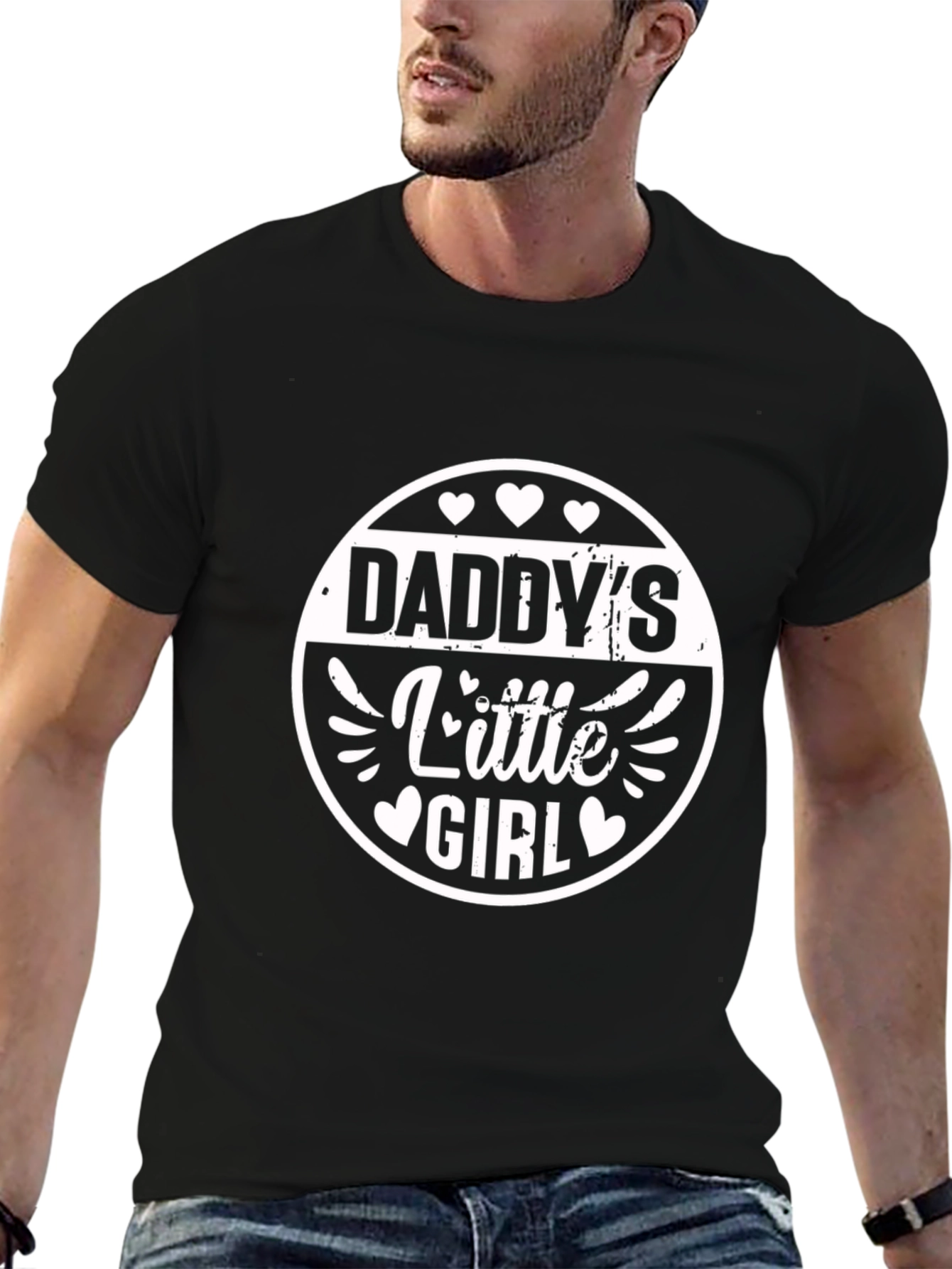 Daddys Little Girl Graphic T-Shirt