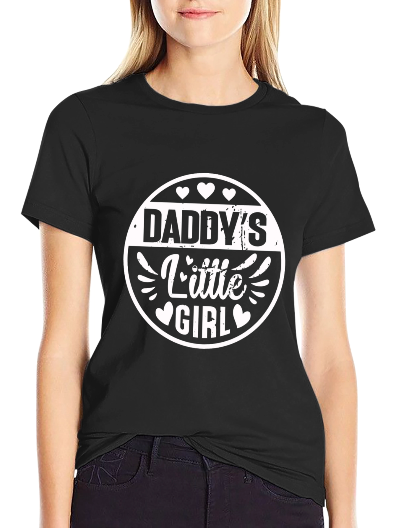 Daddys Little Girl Graphic T-Shirt