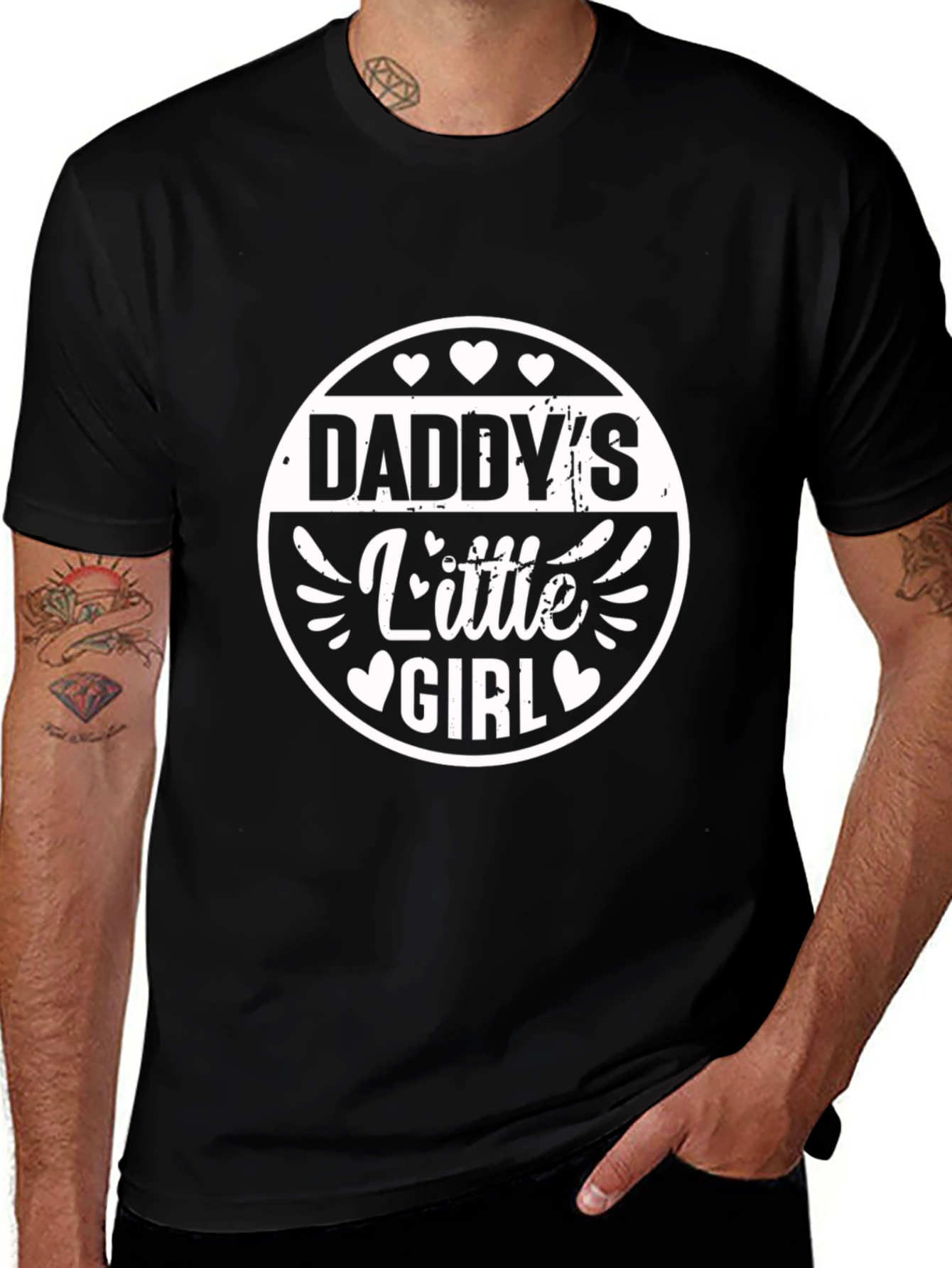 Daddys Little Girl Graphic T-Shirt