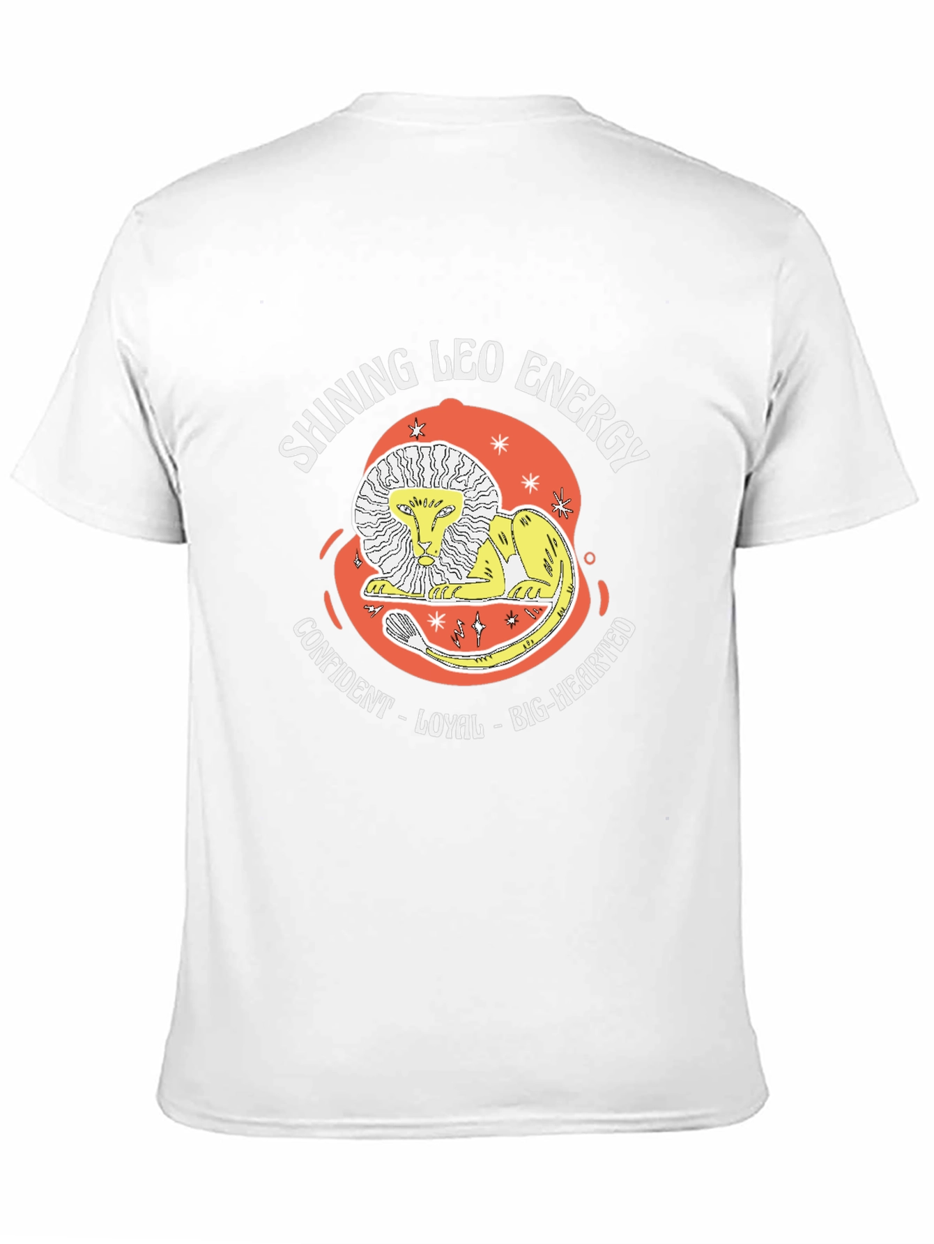 Shining Leo Energy Graphic Tee - Zodiac T-Shirt