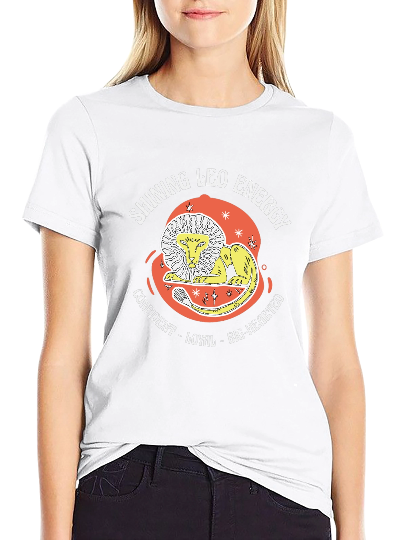 Shining Leo Energy Graphic Tee - Zodiac T-Shirt