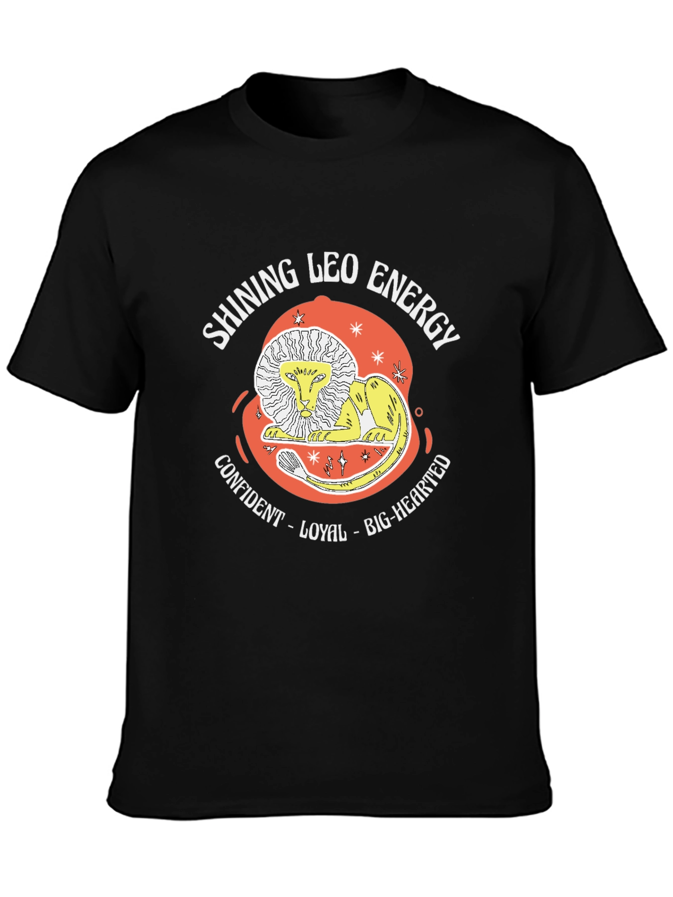 Shining Leo Energy Graphic Tee - Zodiac T-Shirt