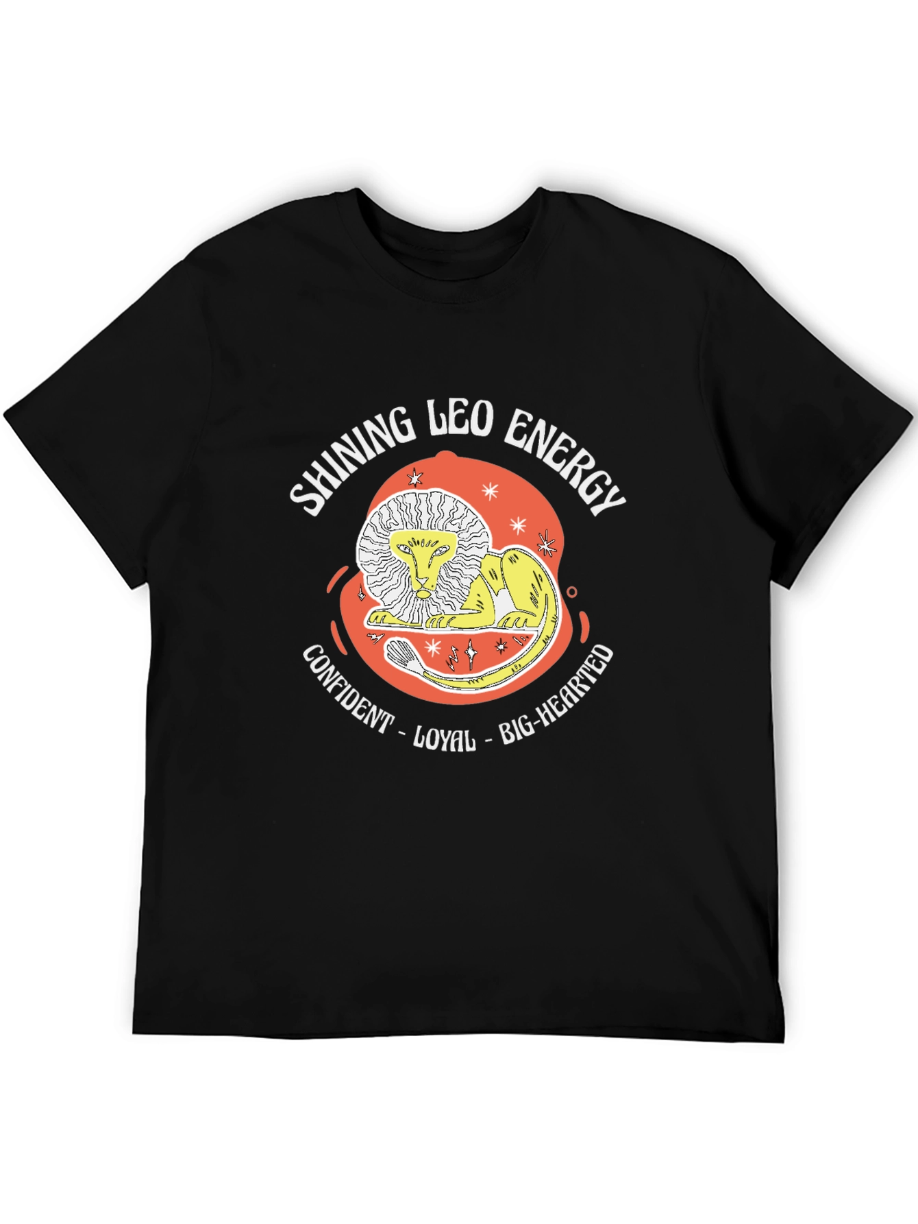 Shining Leo Energy Graphic Tee - Zodiac T-Shirt