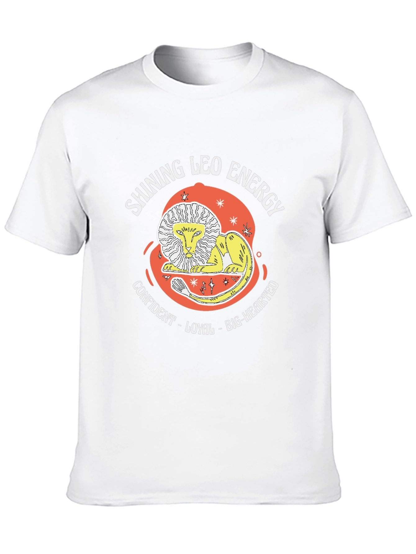 Shining Leo Energy Graphic Tee - Zodiac T-Shirt