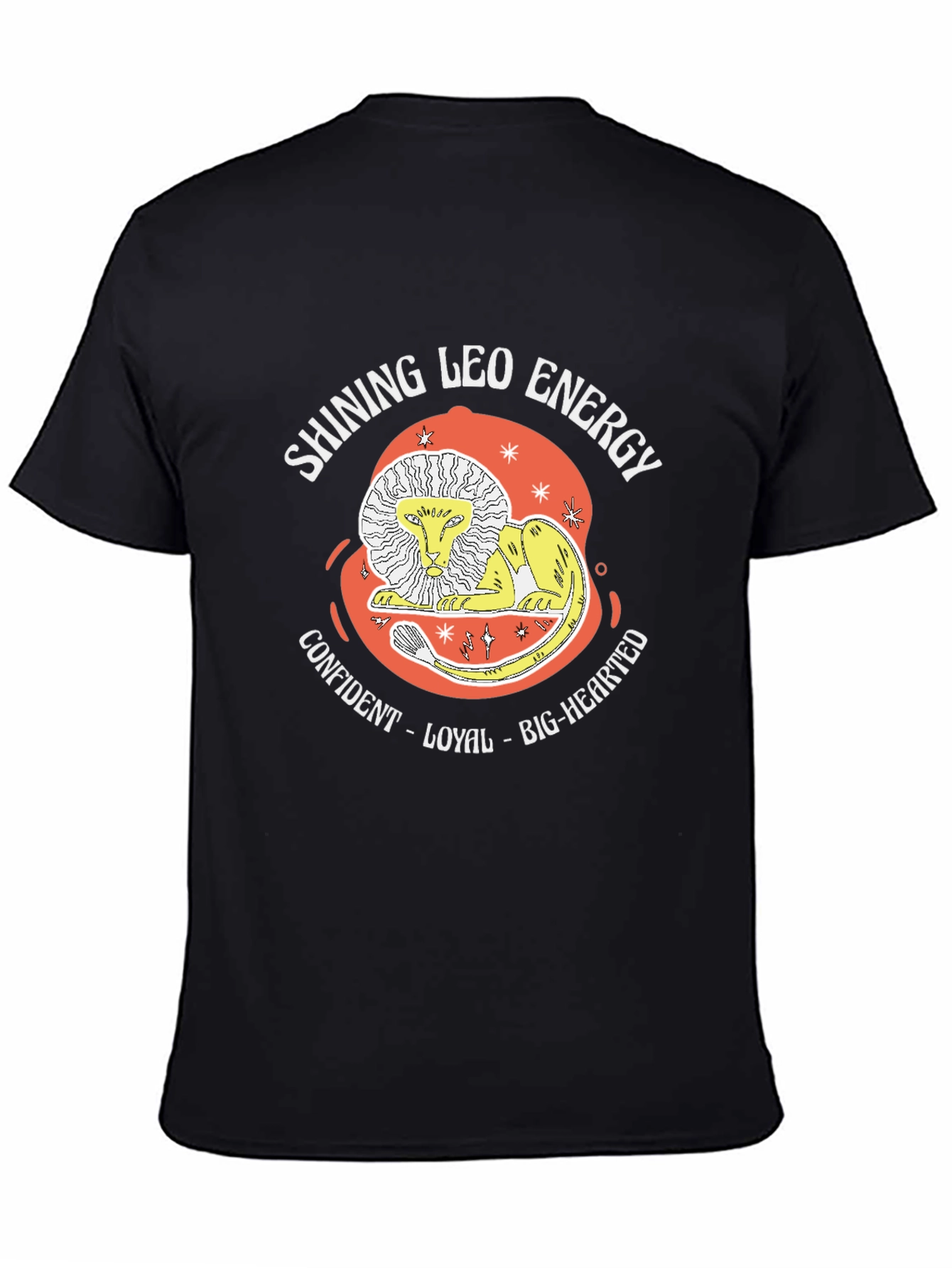 Shining Leo Energy Graphic Tee - Zodiac T-Shirt