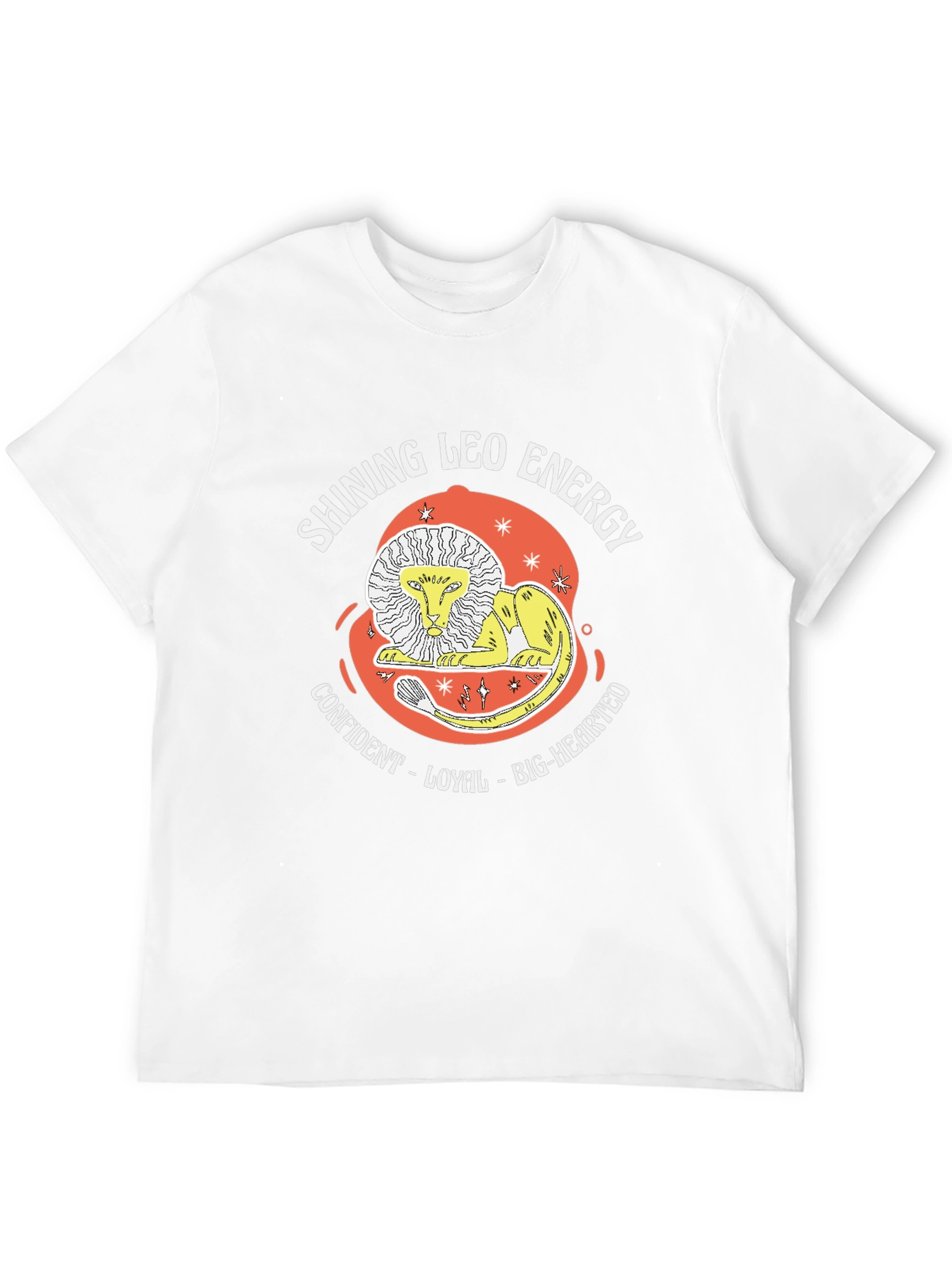 Shining Leo Energy Graphic Tee - Zodiac T-Shirt