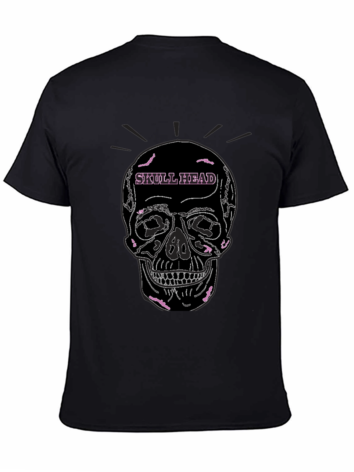 Skull Head Graphic Tee - Edgy Streetwear