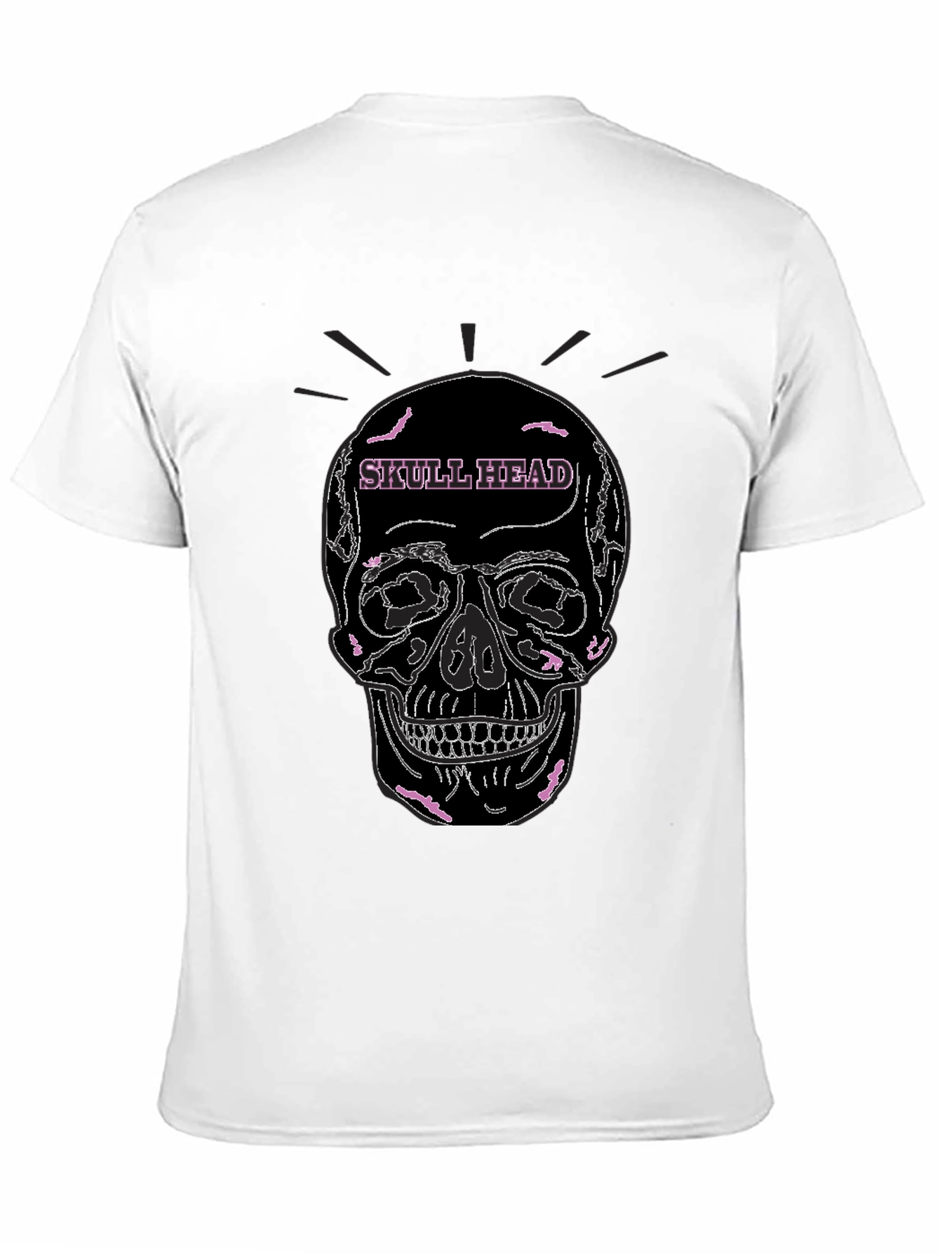 Skull Head Graphic Tee - Edgy Streetwear