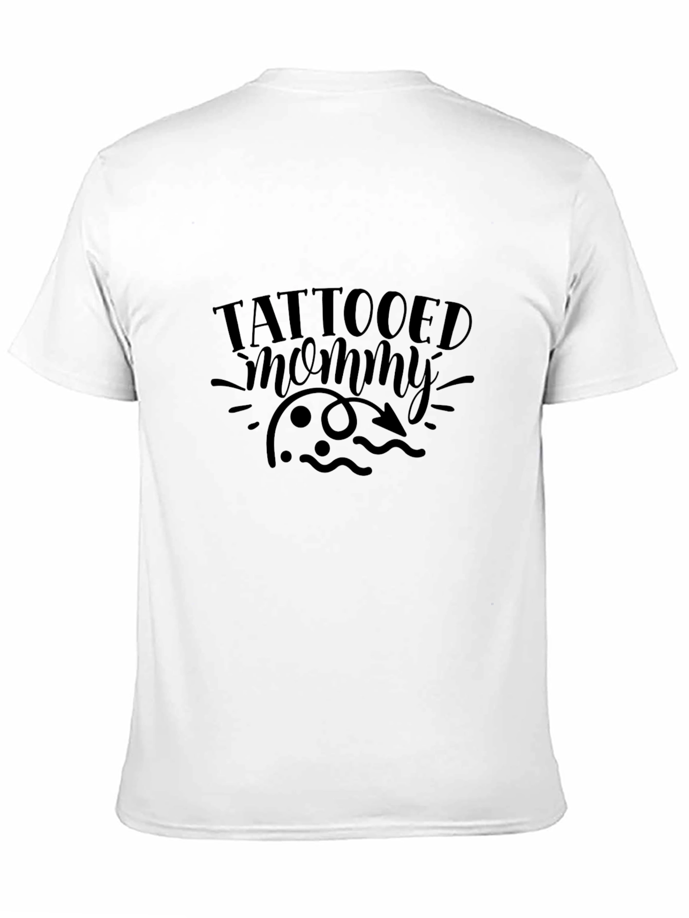 Tattooed Mommy Black Tee - Stylish & Edgy