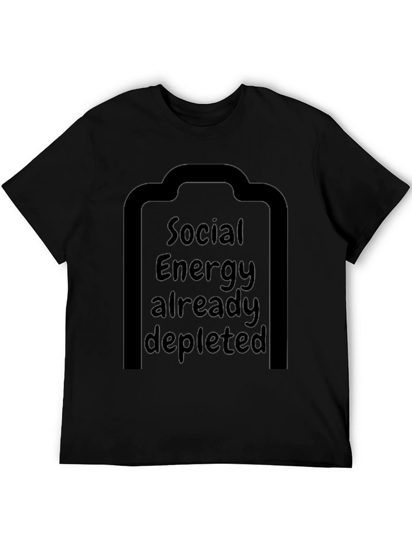 Social Energy Depleted T-Shirt