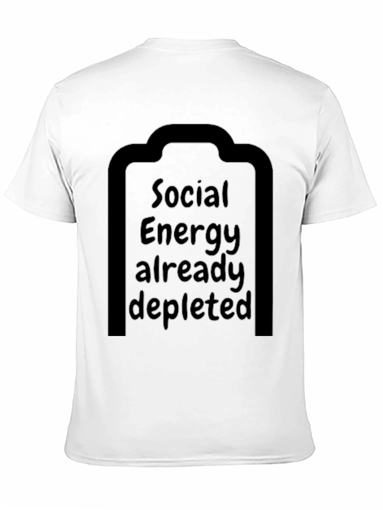 Social Energy Depleted T-Shirt