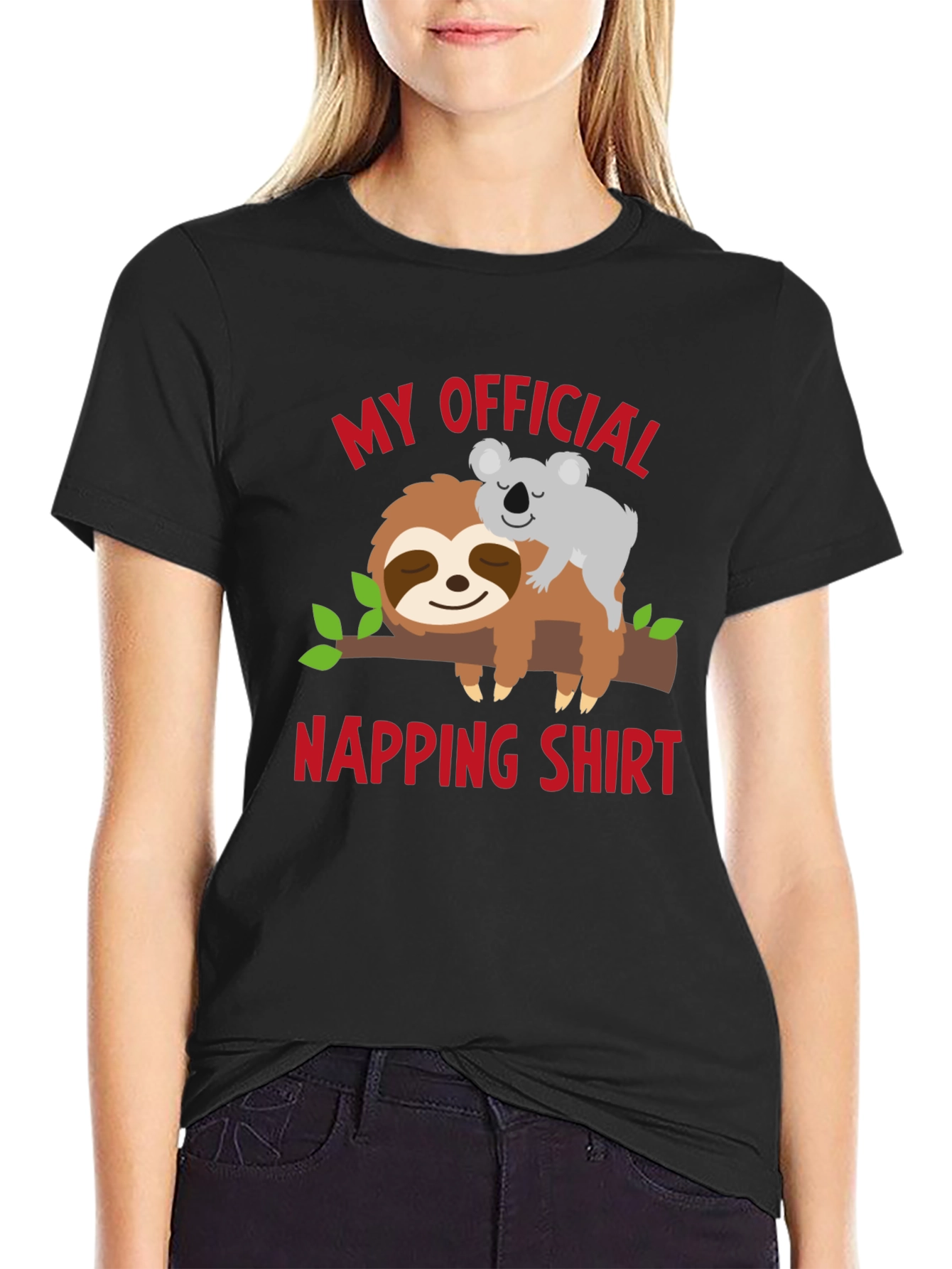 My Official Napping Shirt Sloth & Koala T-Shirt