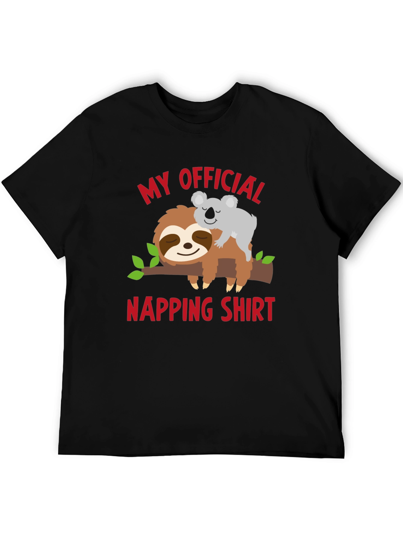 My Official Napping Shirt Sloth & Koala T-Shirt