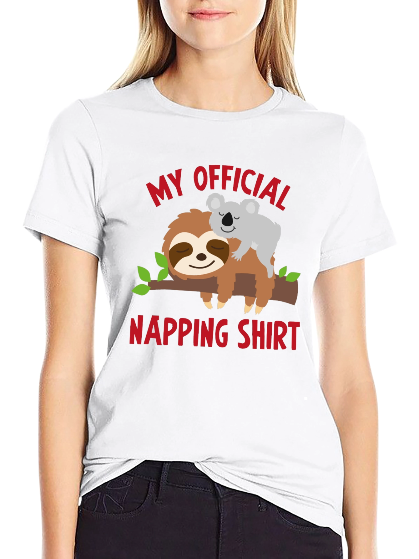 My Official Napping Shirt Sloth & Koala T-Shirt