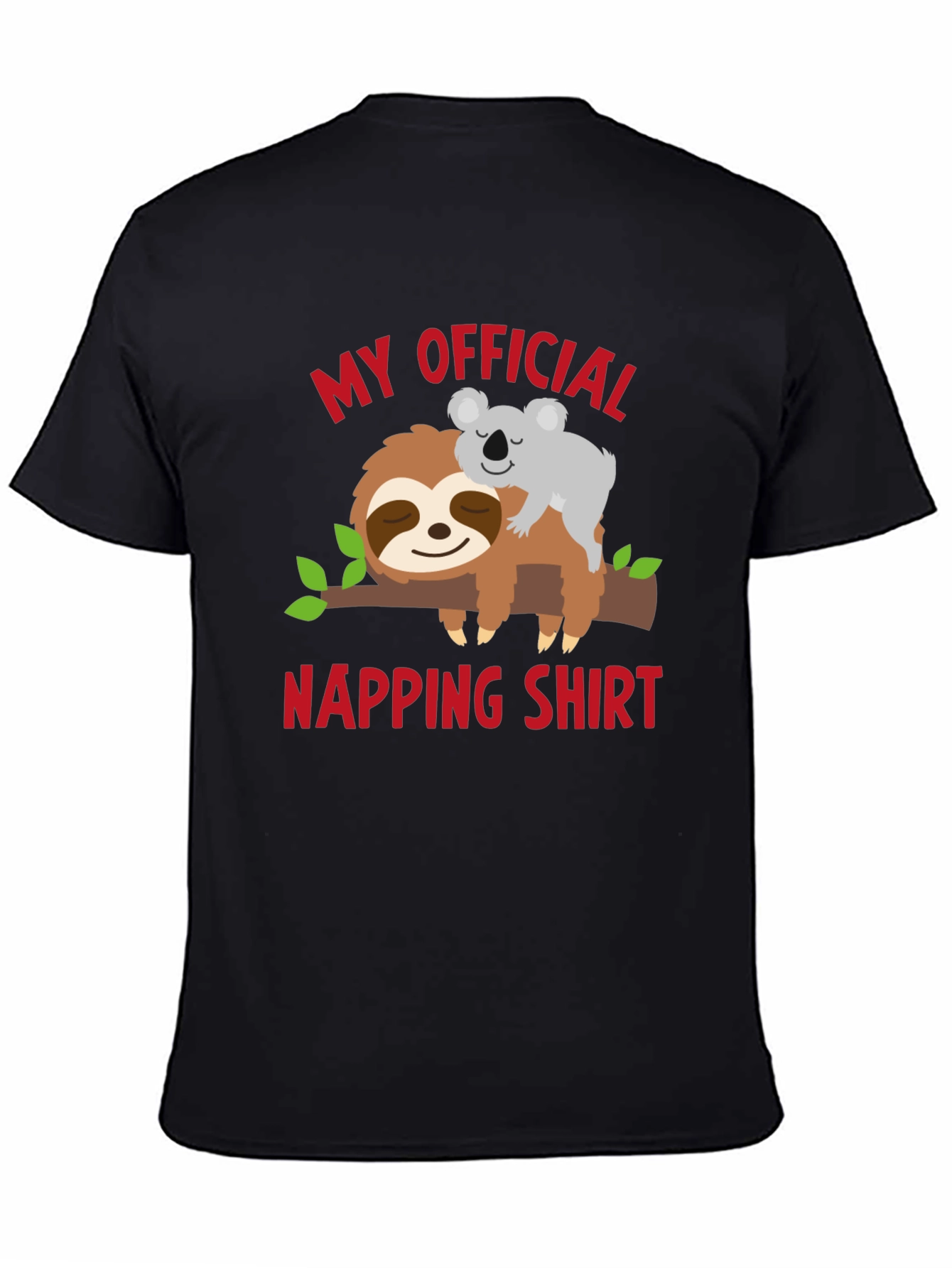 My Official Napping Shirt Sloth & Koala T-Shirt