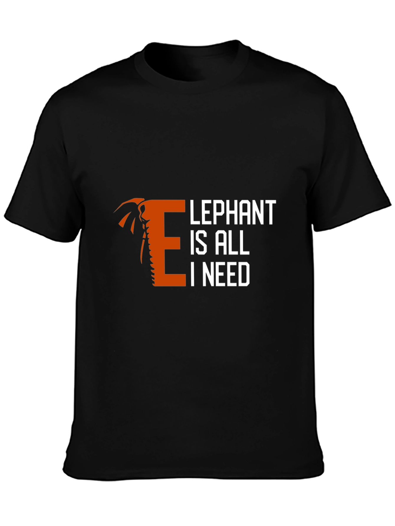 Elephant is All I Need Graphic T-Shirt