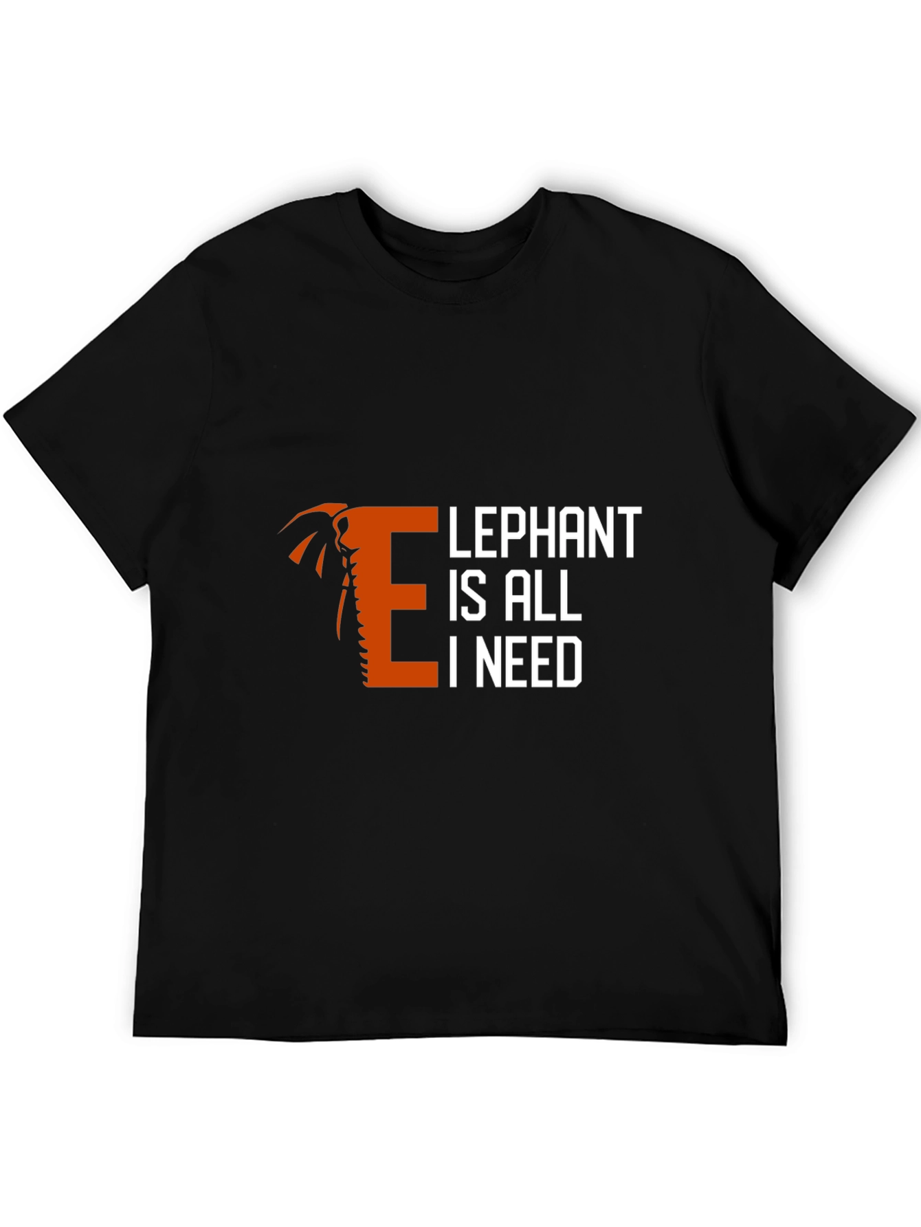 Elephant is All I Need Graphic T-Shirt