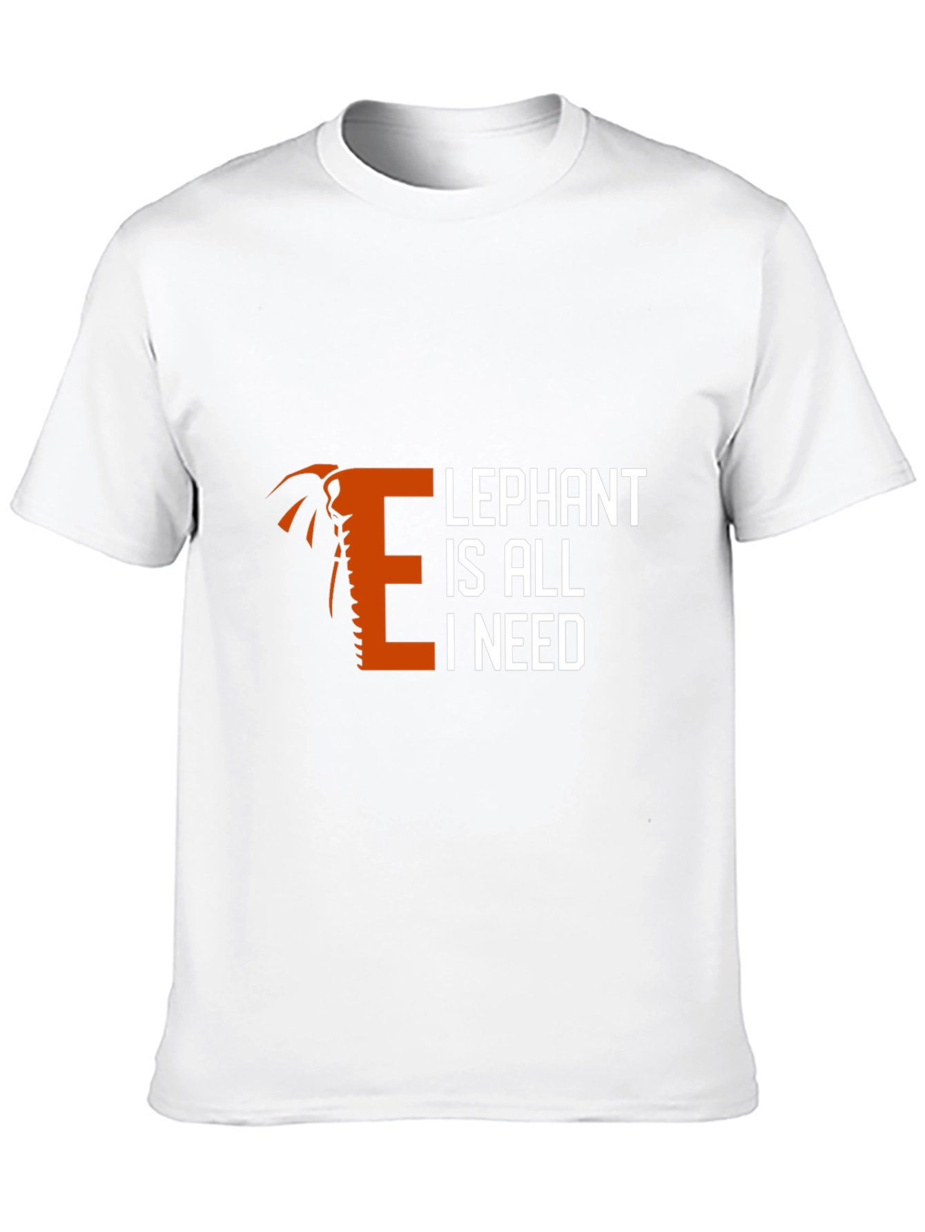 Elephant is All I Need Graphic T-Shirt