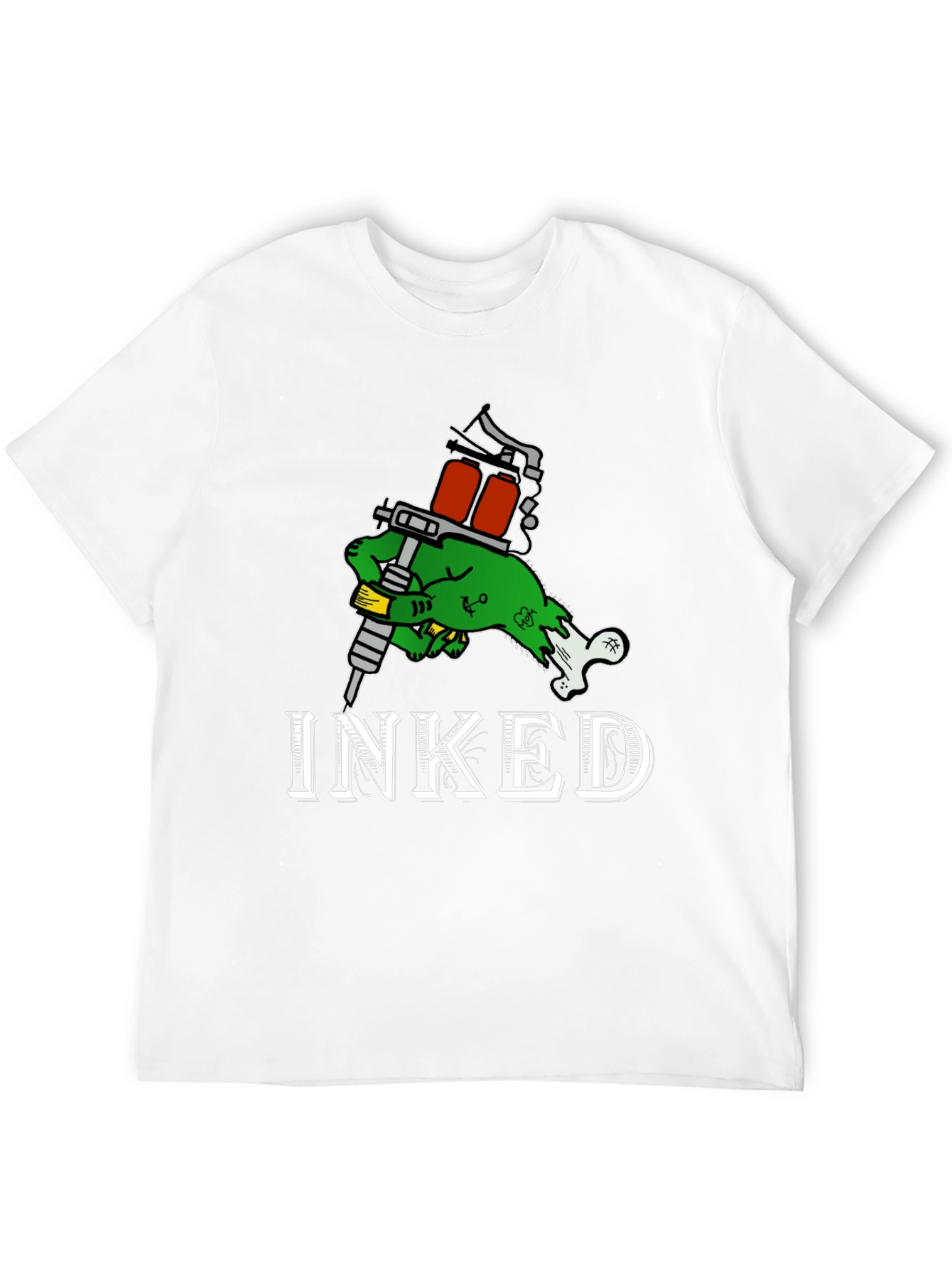 Inked Zombie Hand Tattoo T-Shirt - Black