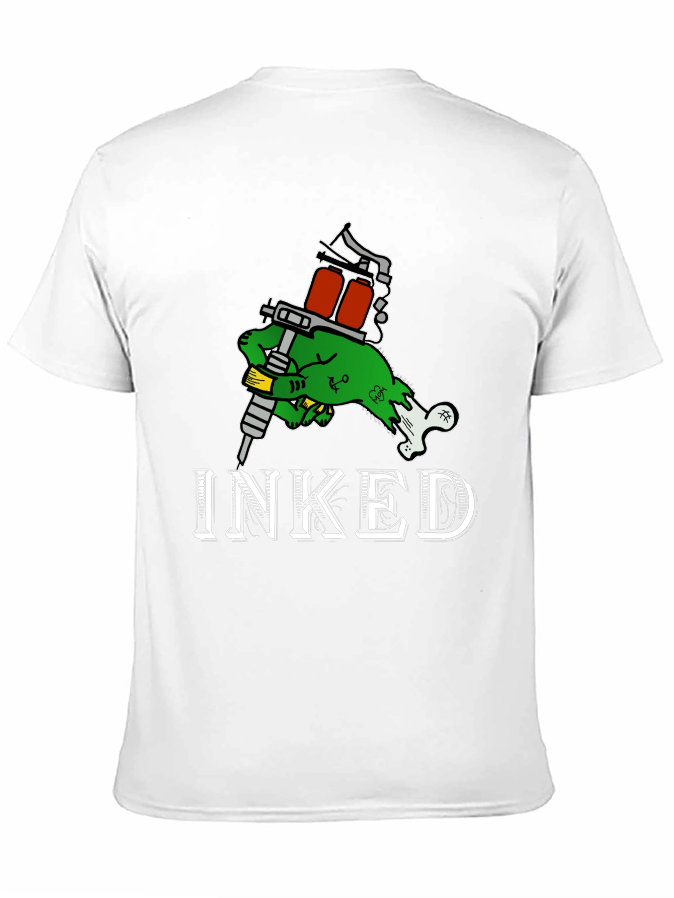 Inked Zombie Hand Tattoo T-Shirt - Black