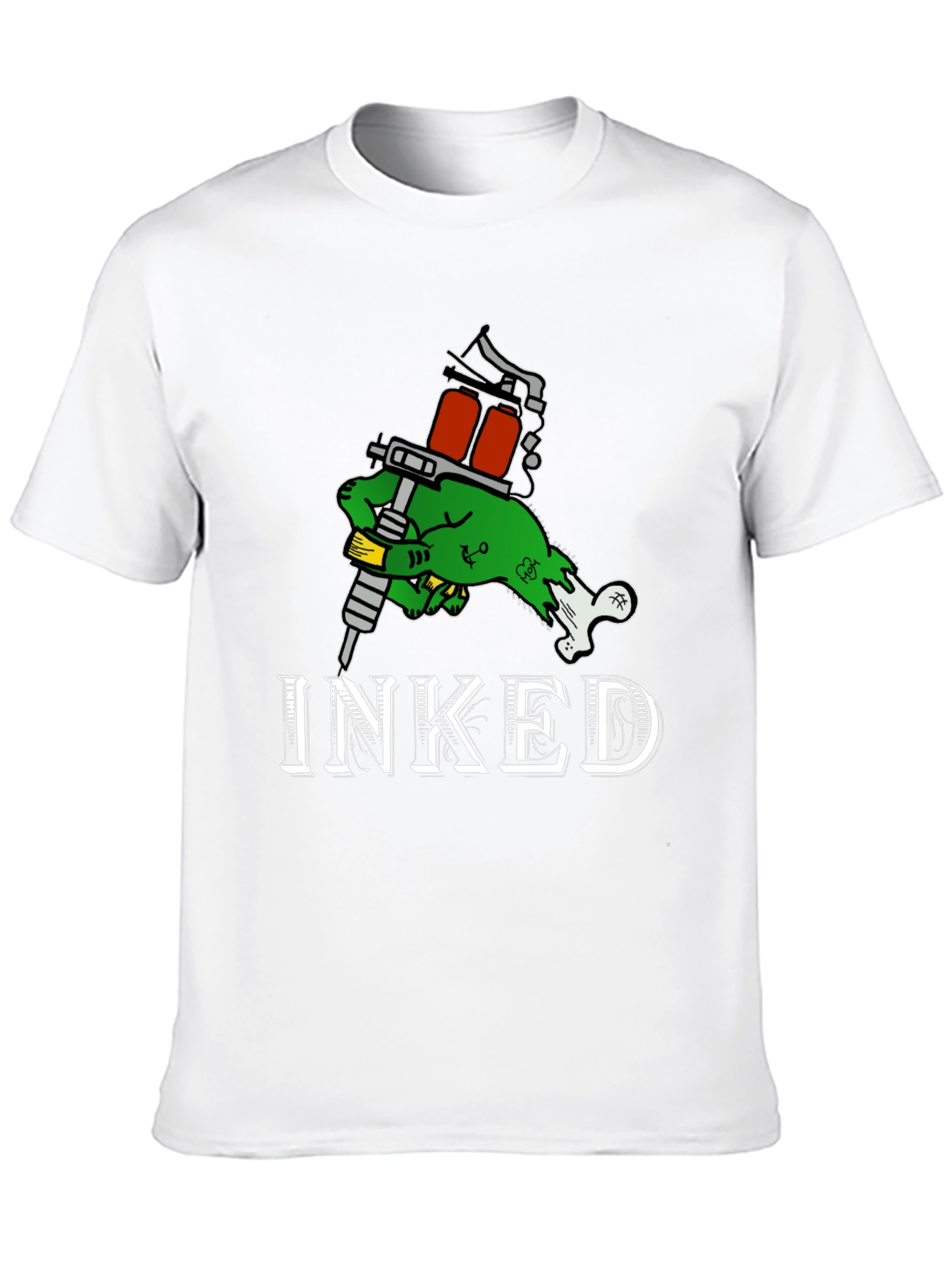 Inked Zombie Hand Tattoo T-Shirt - Black