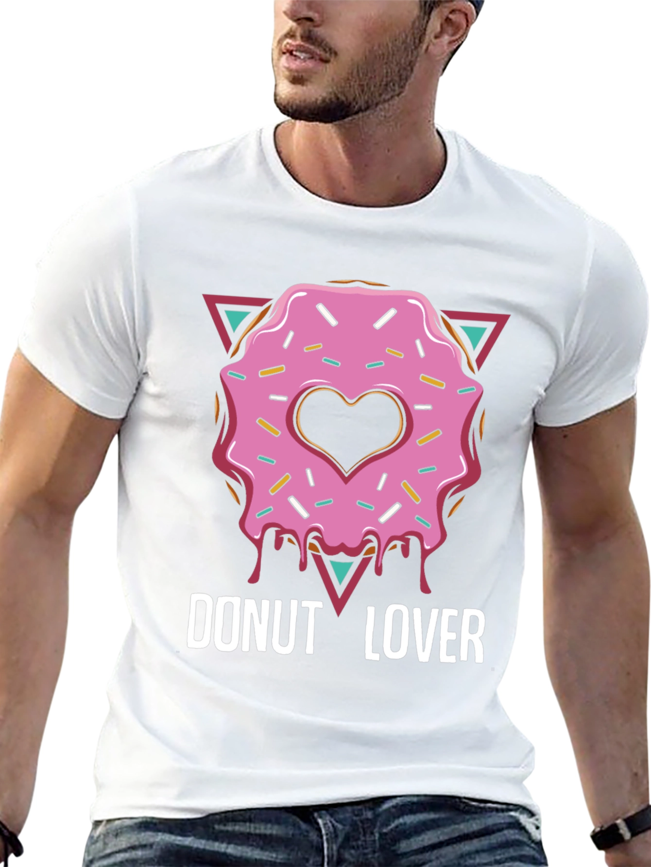 Donut Lover Graphic T-Shirt