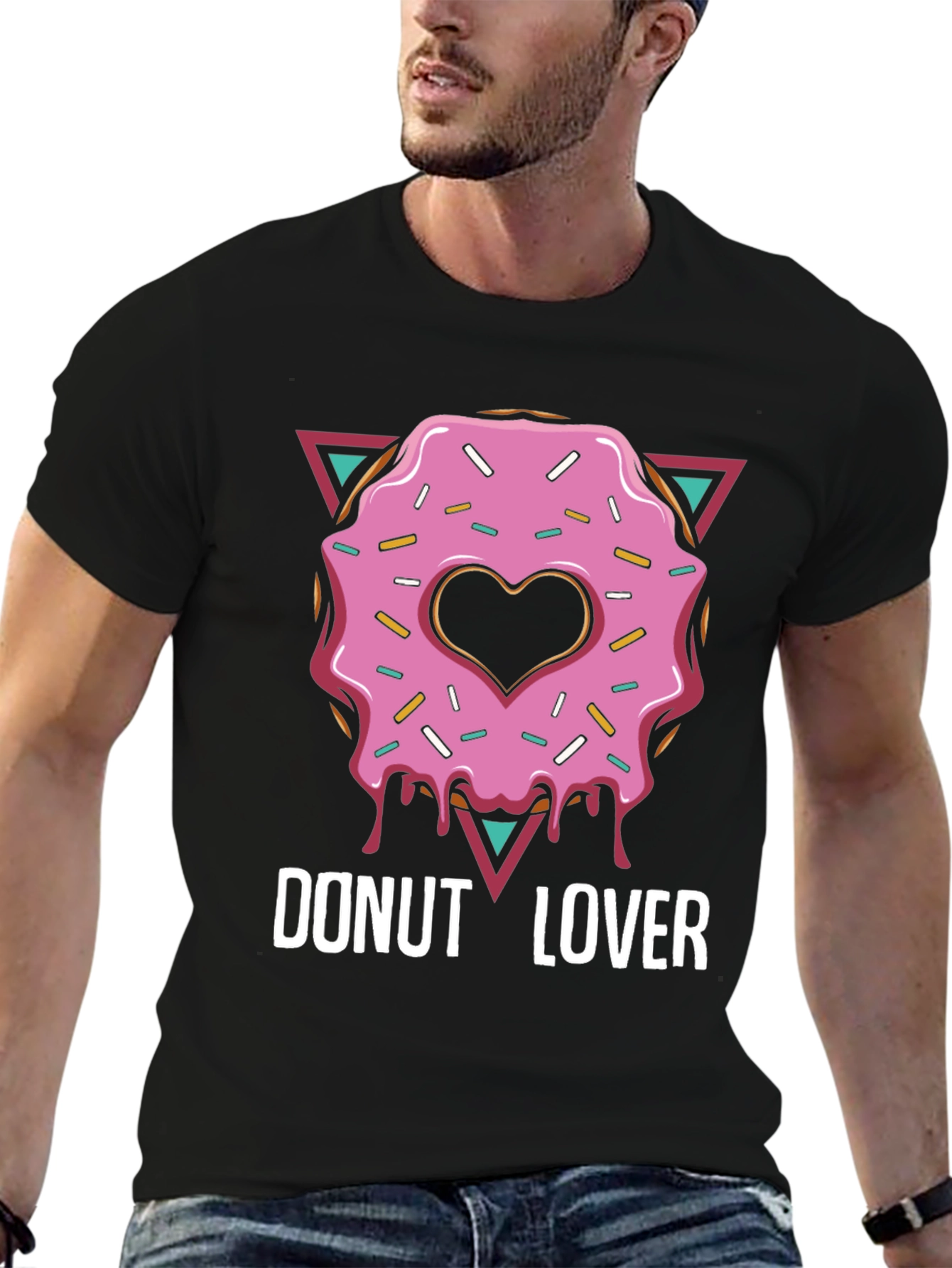 Donut Lover Graphic T-Shirt